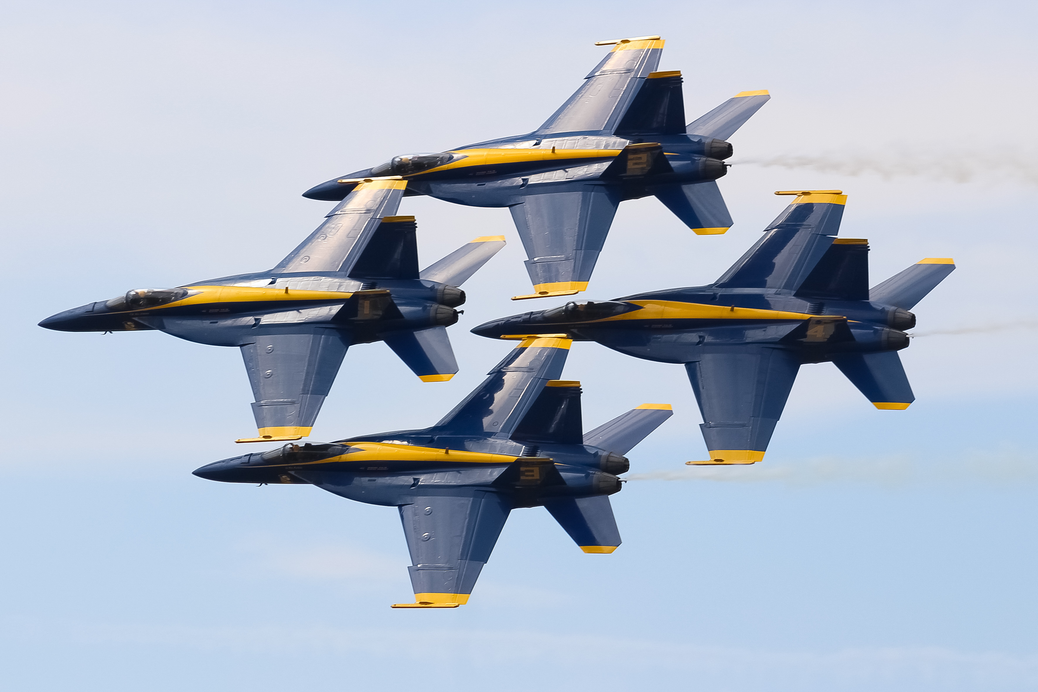 Full size: USN - United States Navy Boeing F/A-18E/F Super Hornet N/A at James M Cox Dayton International Airport