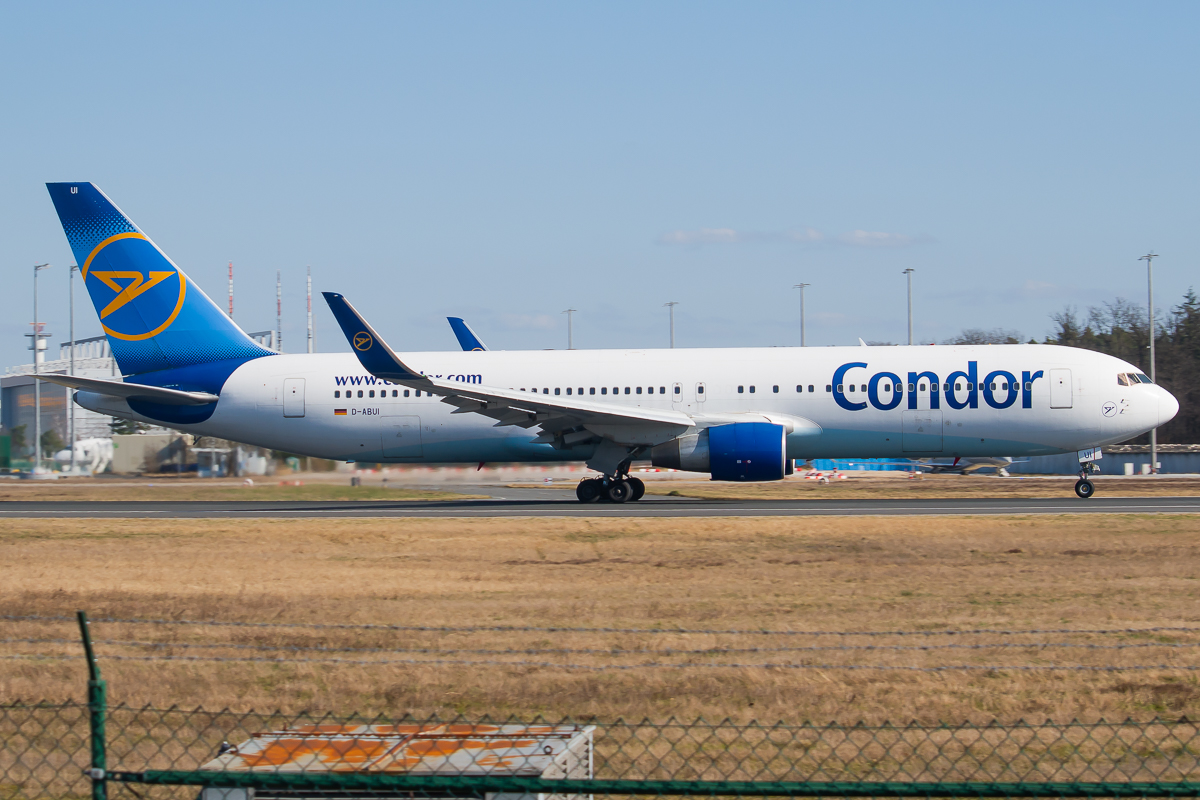 Full size: Condor Boeing 767-300ER D-ABUI at Frankfurt International Airport