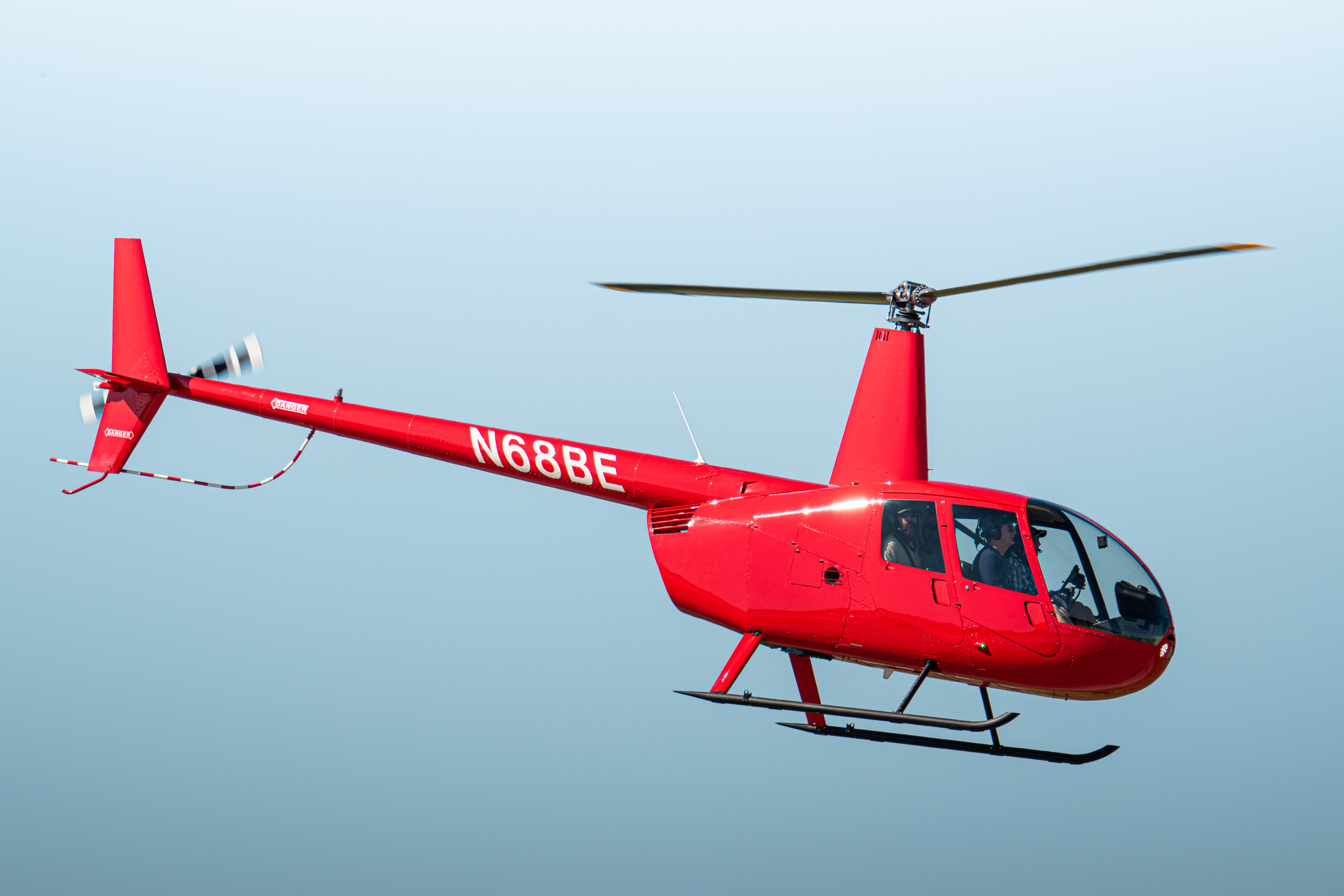 Full size: PRIVATE Robinson R44  N68BE at Batom Airport