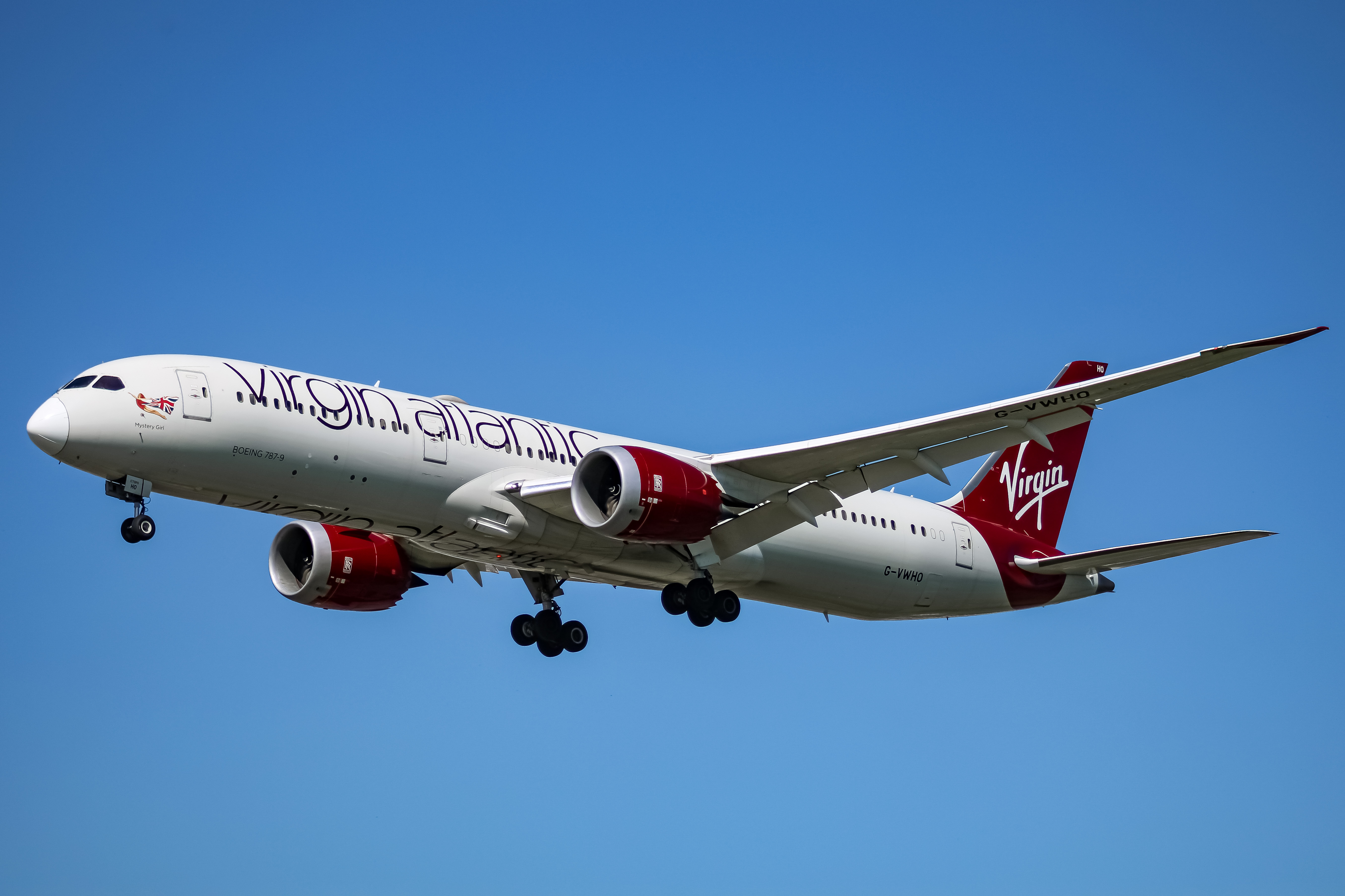 Full size: Virgin Atlantic Boeing 787-9 G-VWHO at London Heathrow International Airport