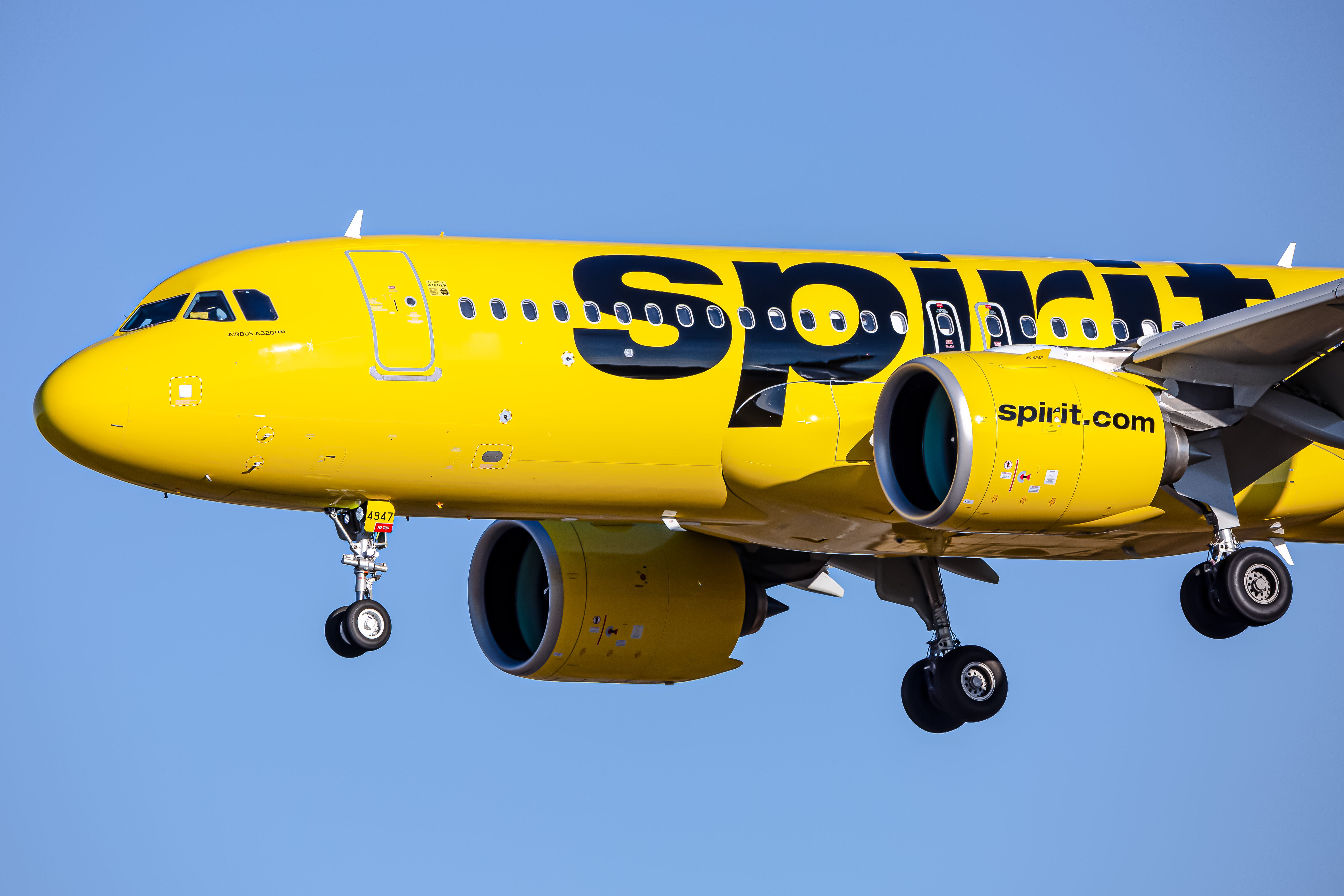 Full size: Spirit Airlines Airbus A320NEO N947NK at Baltimore/Washington International Thurgood Marshall Airport