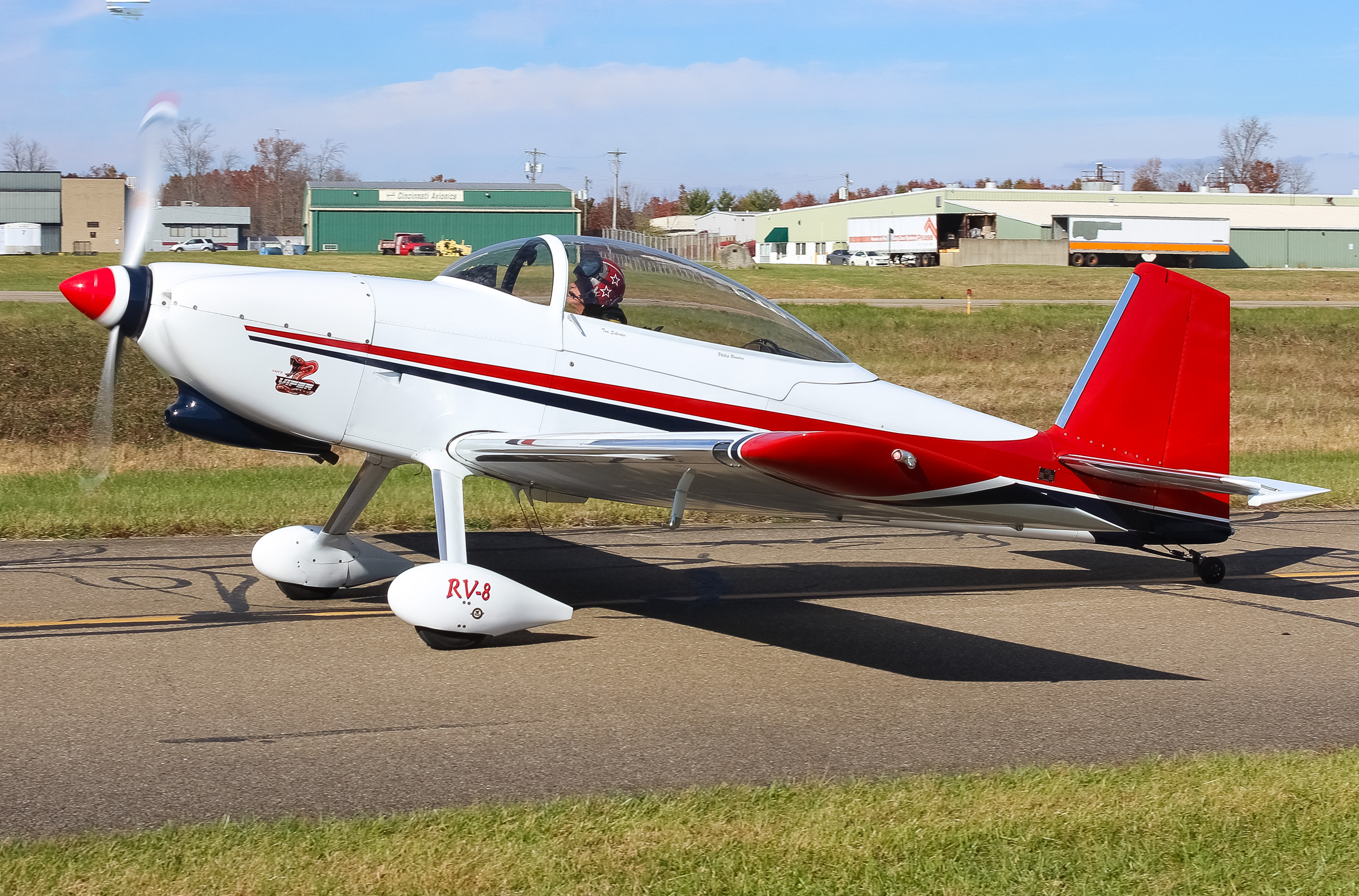 Full size: PRIVATE  Vans RV-8 N38NE at Clermont County Airport