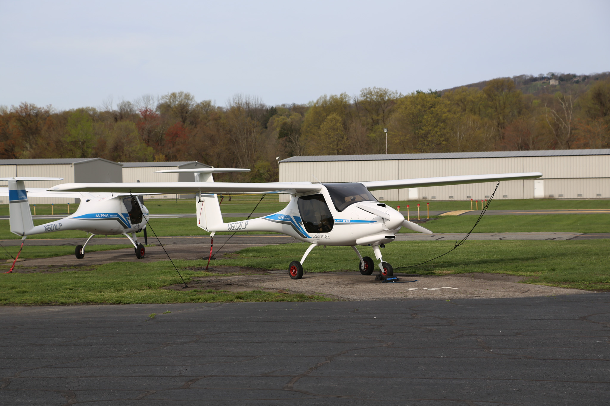 Full size: PRIVATE Pipistrel Alpha Trainer N502LP at Lincoln Park Airport