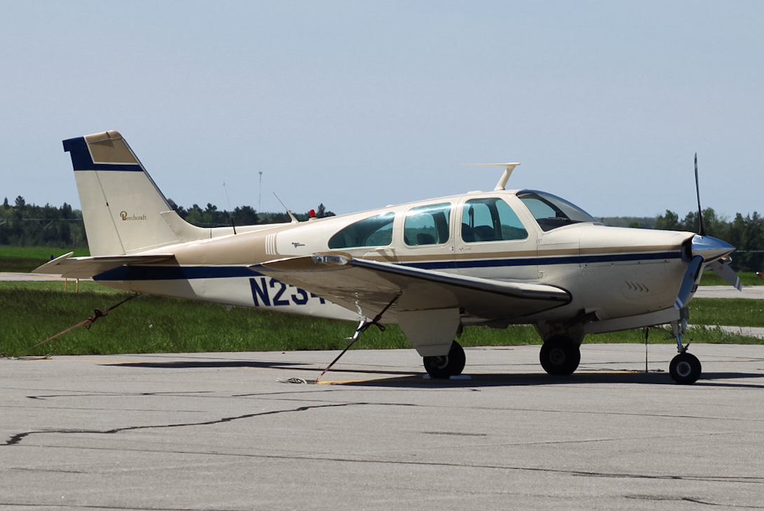 Full size: PRIVATE Beechcraft E33 Bonanza N2347A at Park Rapids Airport