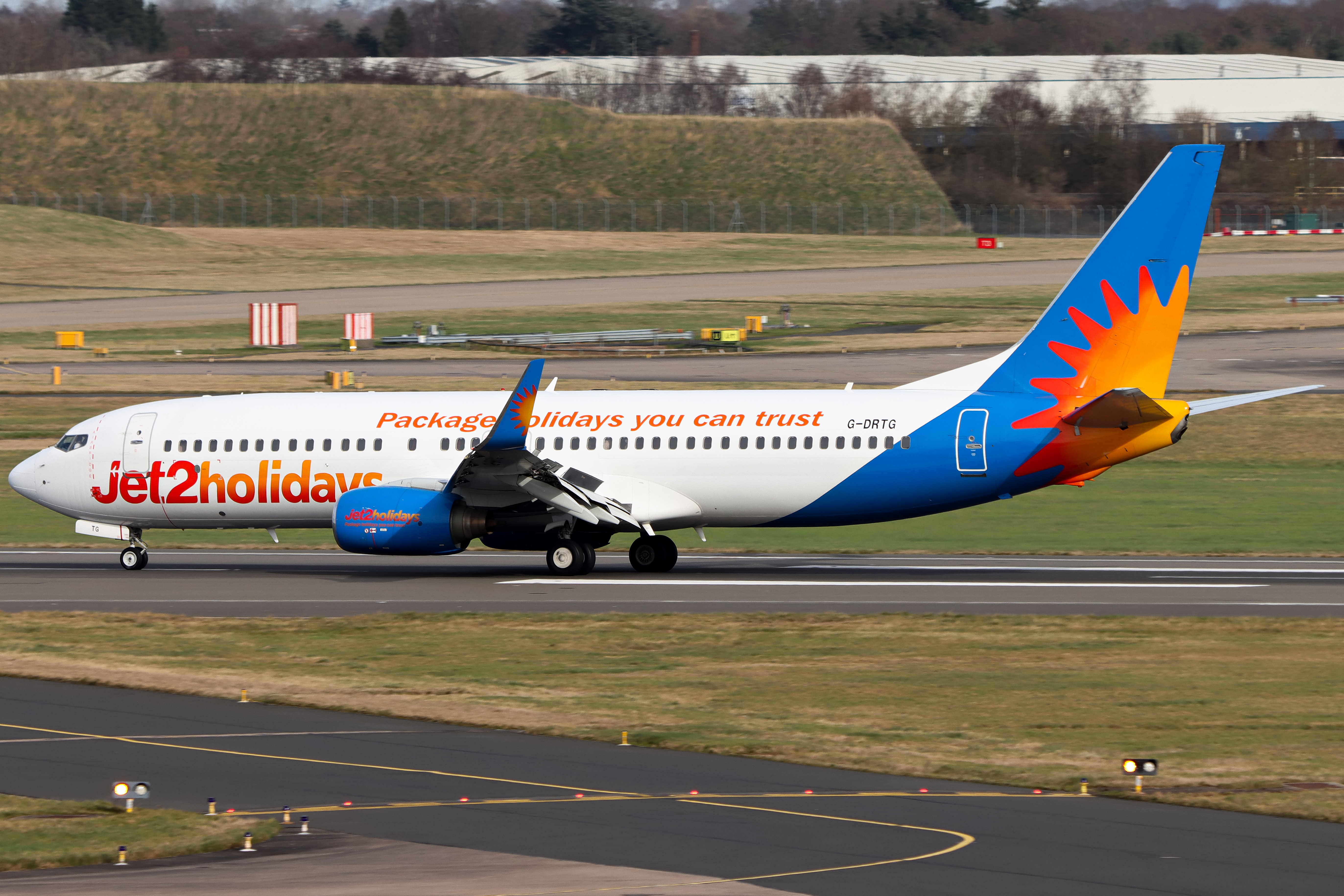 Full size: Jet2 Boeing 737-800 G-DRTG at Birmingham Airport