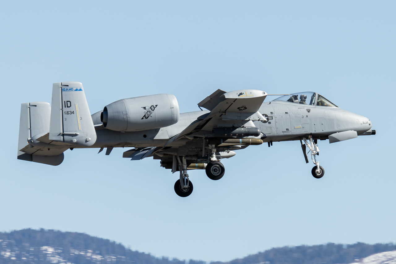 Full size: USAF - United States Air Force Fairchild A-10 Thunderbolt 78-0634 at Boise Air Terminal/Gowen Field