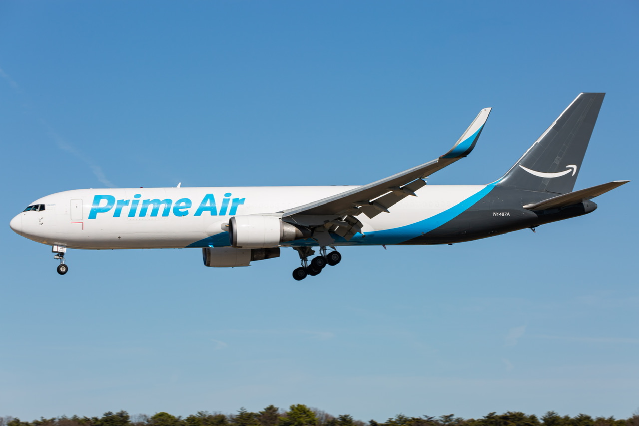 Full size: Prime Air Boeing 767-300F N1487A at Baltimore/Washington International Thurgood Marshall Airport