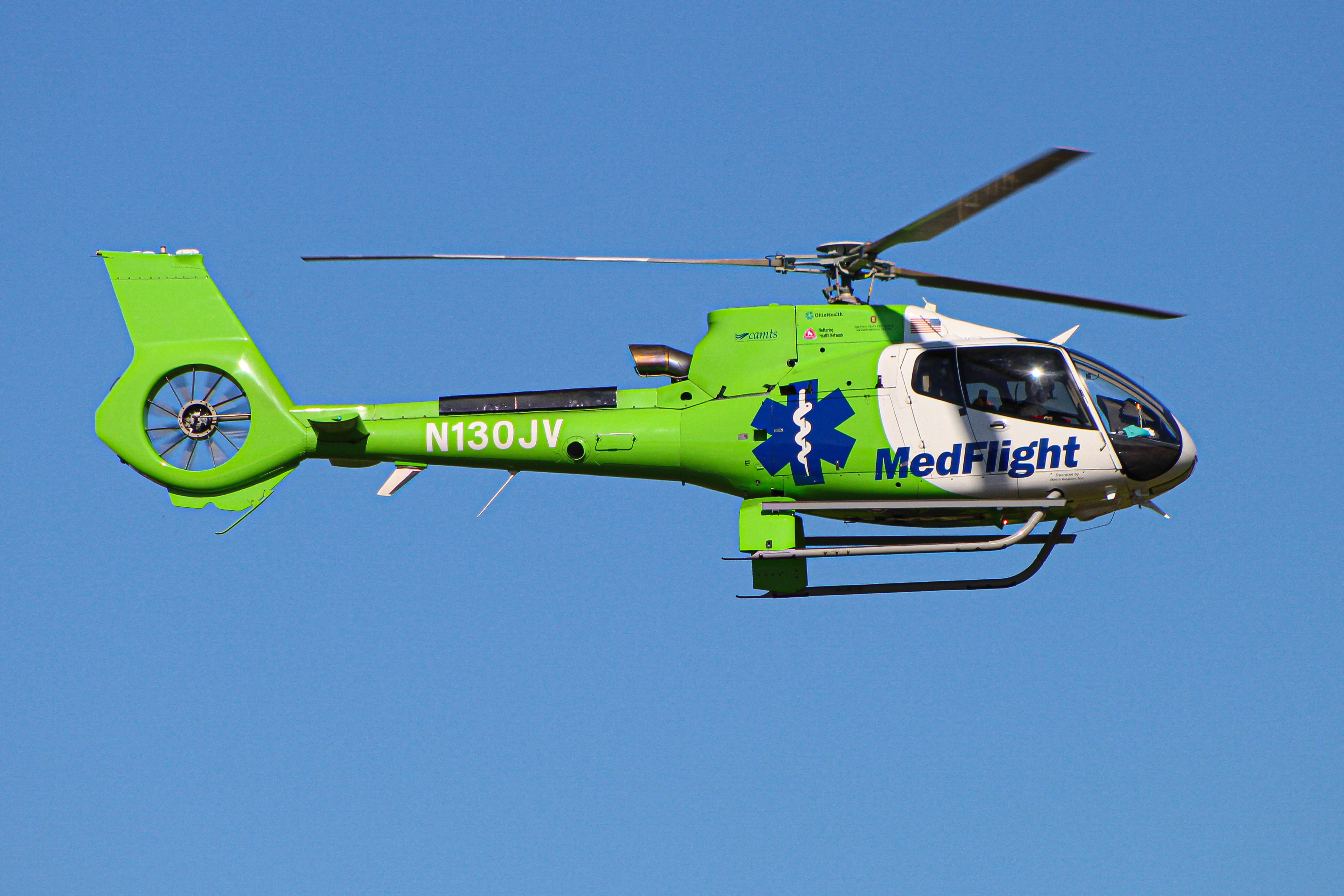 Full size: Medflight Ohio Eurocopter EC 130 N130JV at Cincinnati Municipal Airport/Lunken Field
