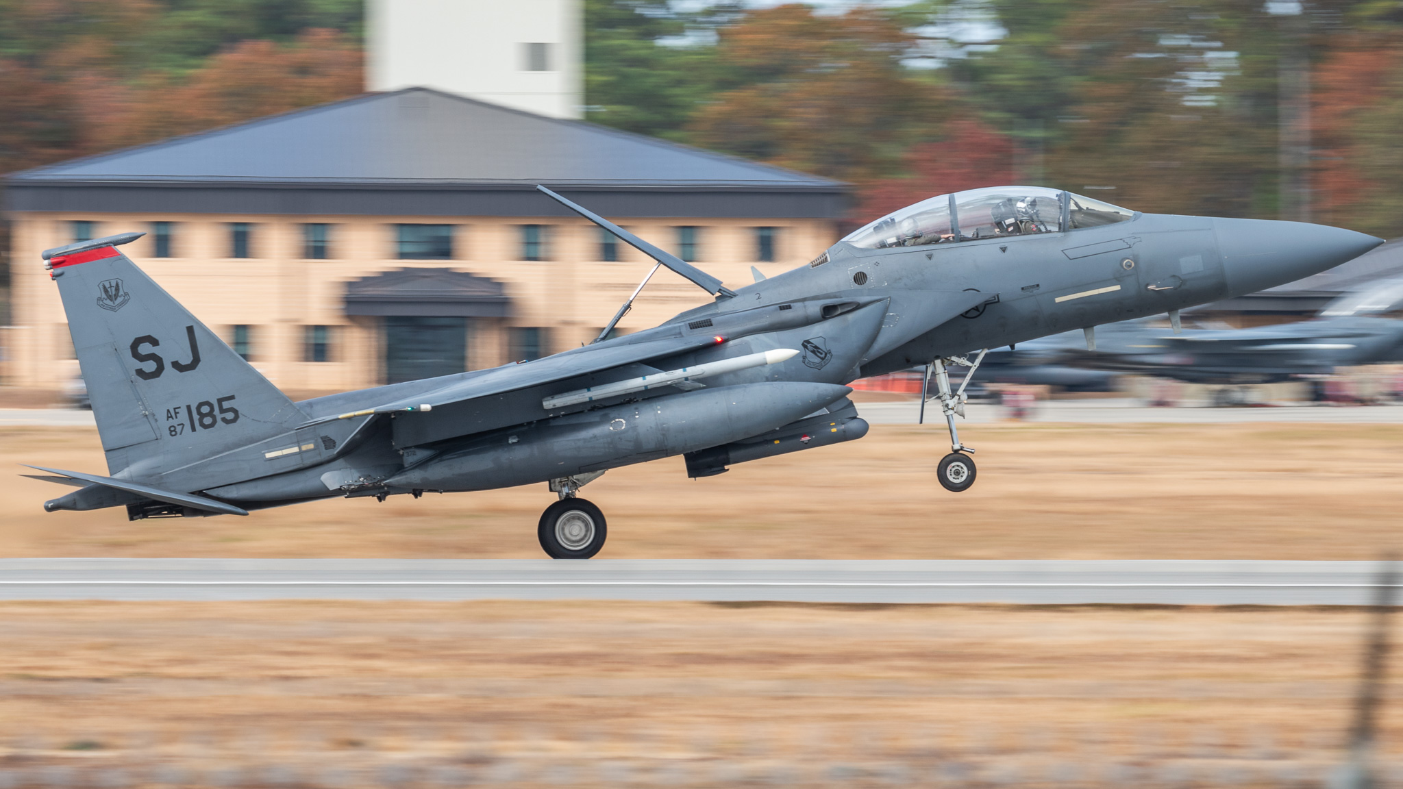 Full size: USAF - United States Air Force McDonnell Douglas F-15 Eagle 87-0185 at Seymour Johnson AFB