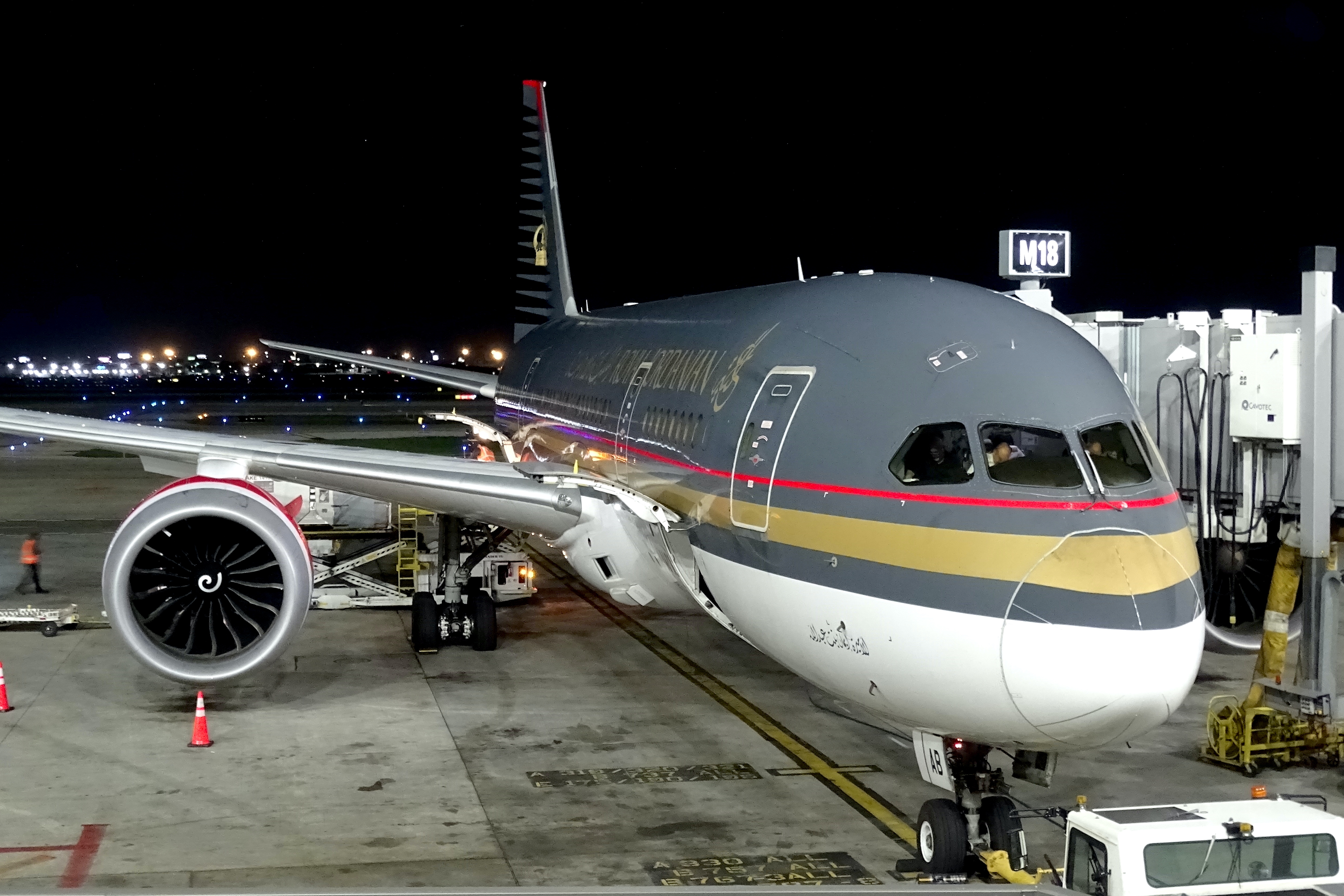 Full size: Royal Jordanian Boeing 787-8 JY-BAB at Chicago O'Hare International Airport