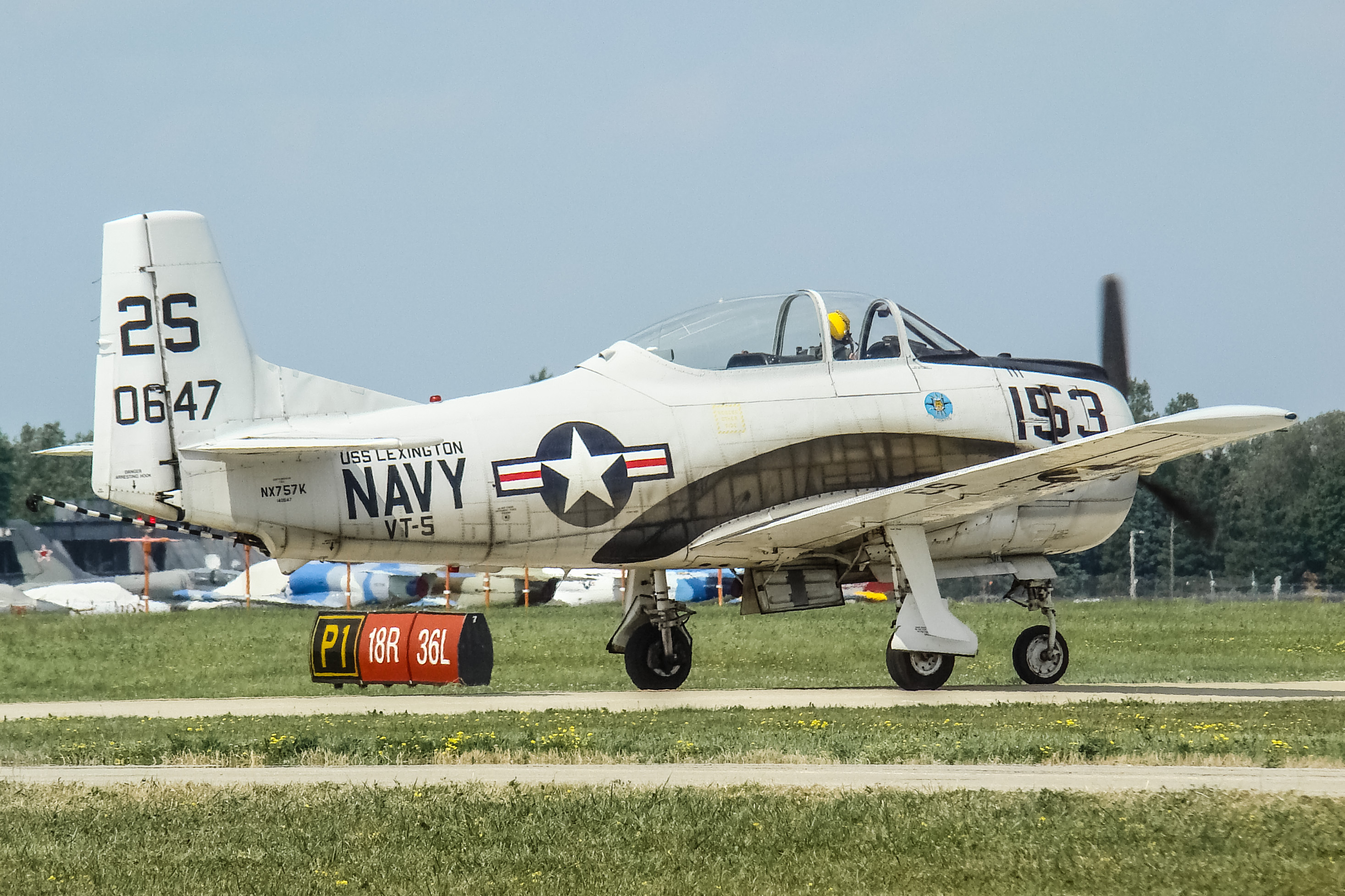 Full size: PRIVATE North American T-28C NX757K at Wittman Regional Airport