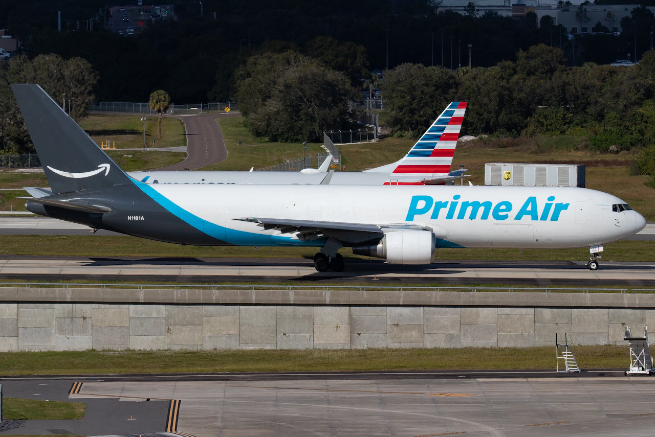 Full size: Atlas Air Boeing 767-300F N1181A at Tampa International Airport