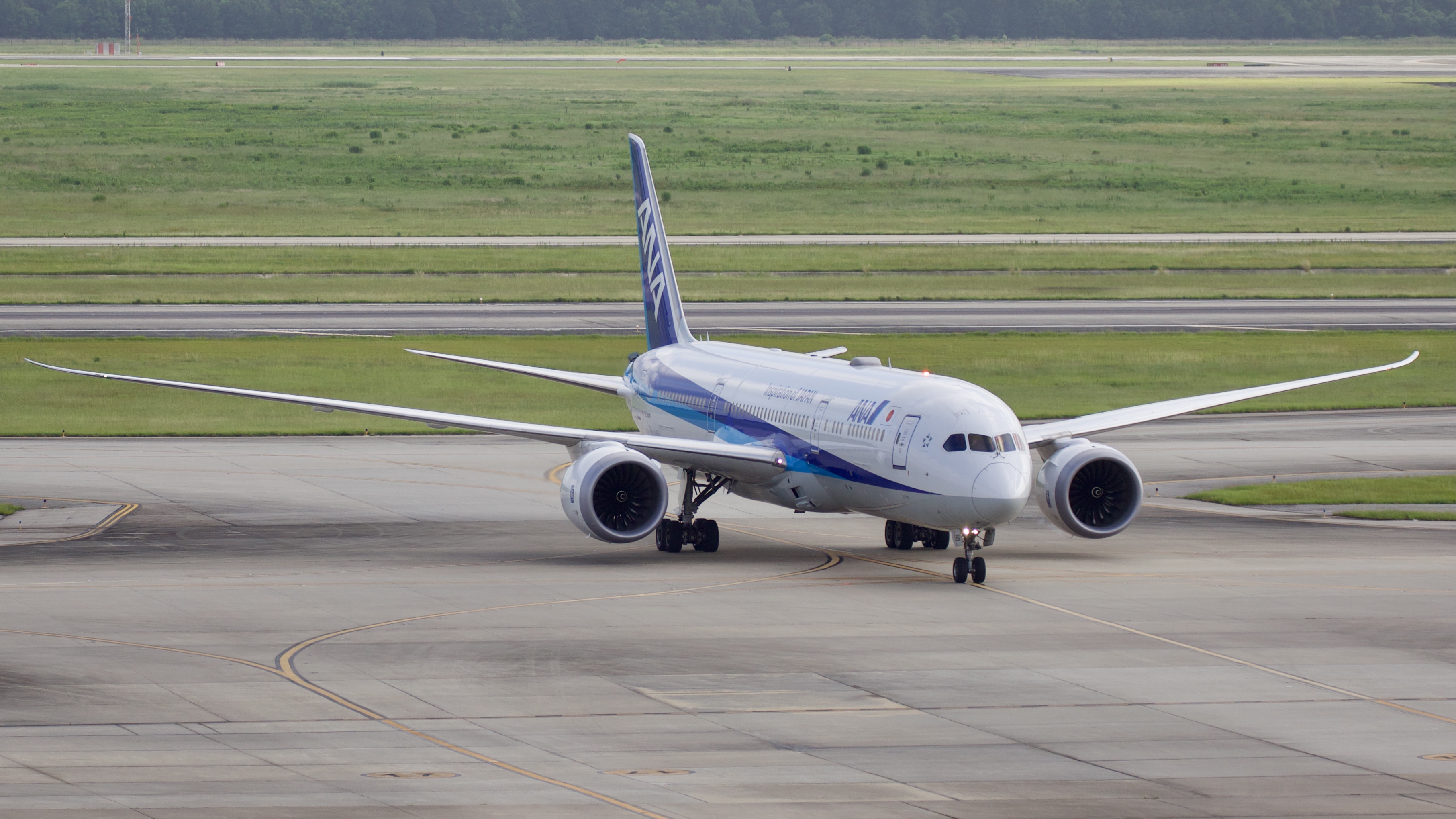 Full size: All Nippon Airways Boeing 787-9 JA892A at Houston-George Bush Intercontinental Airport