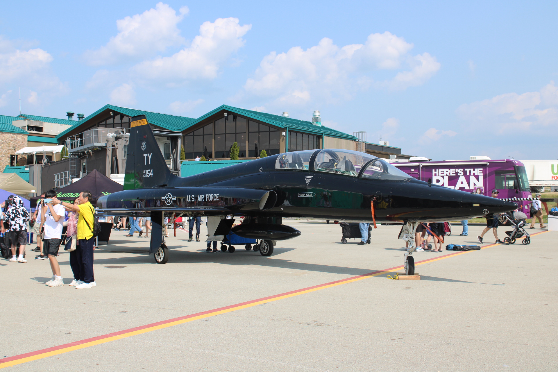 Full size: USAF - United States Air Force Northrop T-38 Talon 63-8154 at Latrobe Arnold Palmer Regional Airport