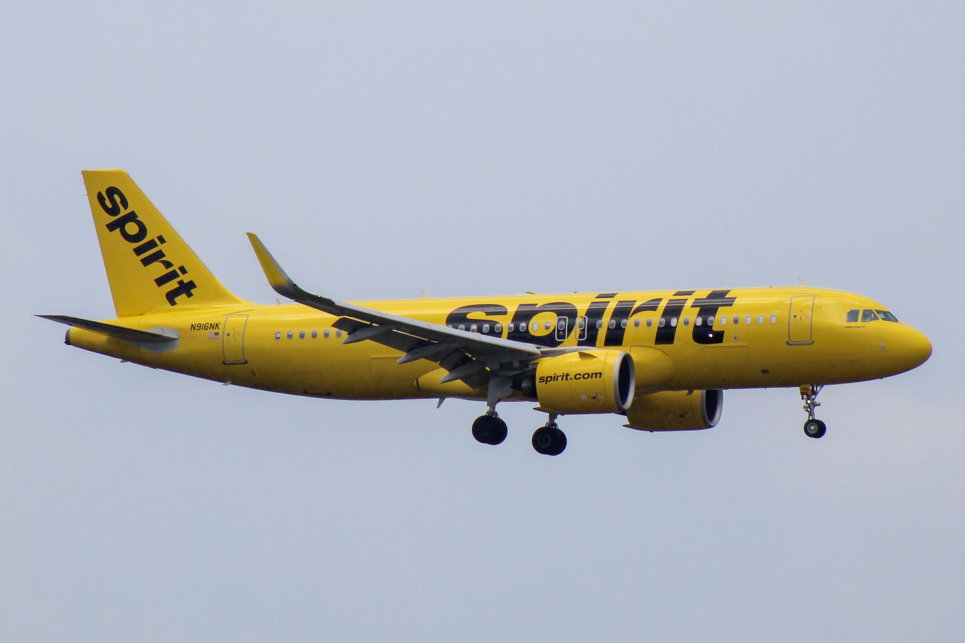 Full size: Spirit Airlines Airbus A320NEO N916NK at Hartsfield-Jackson Atlanta International Airport