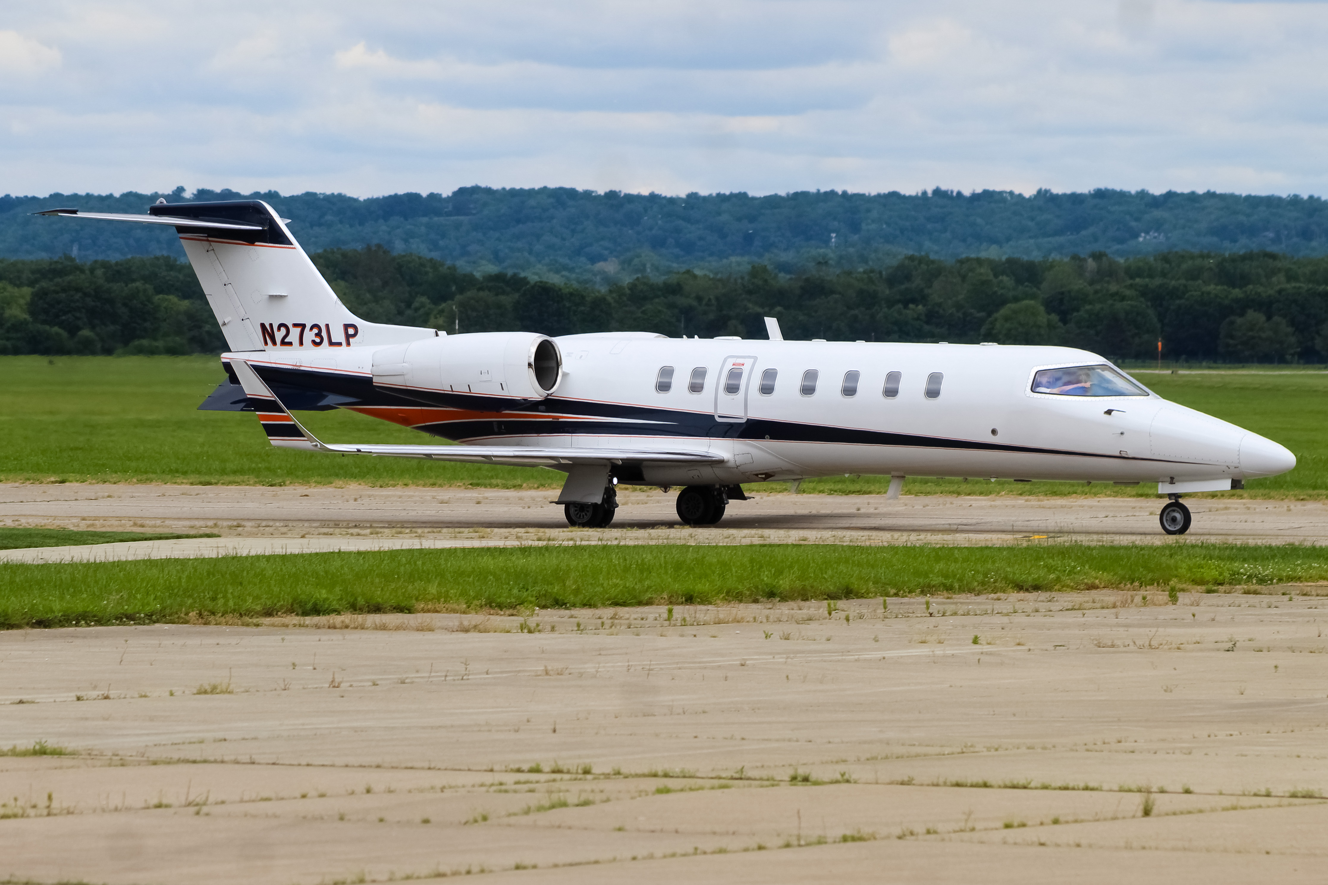 Full size: PRIVATE Learjet 45 N273LP at Cincinnati Municipal Airport/Lunken Field