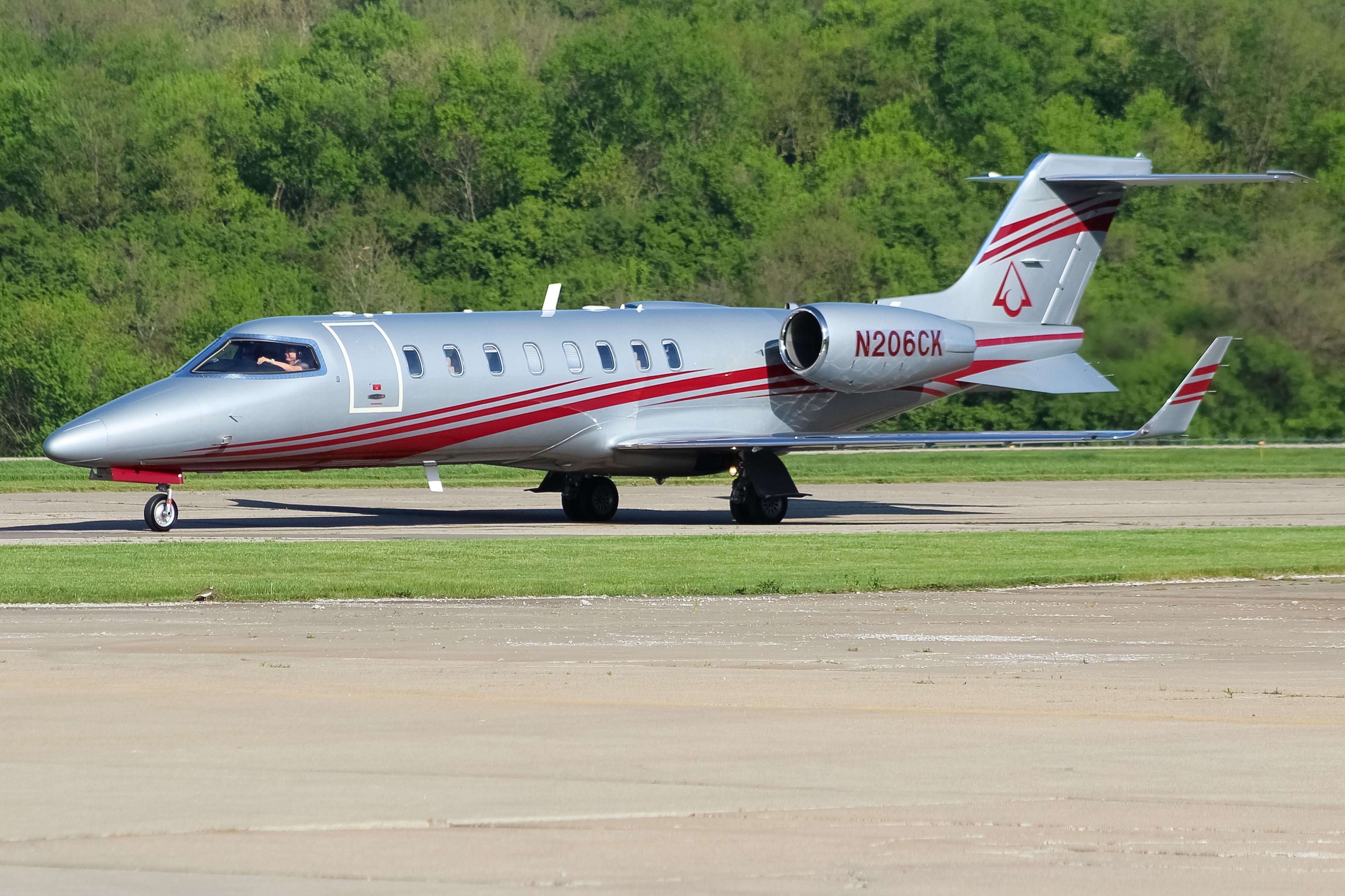 Full size: PRIVATE Learjet 45 N206CK at Cincinnati Municipal Airport/Lunken Field