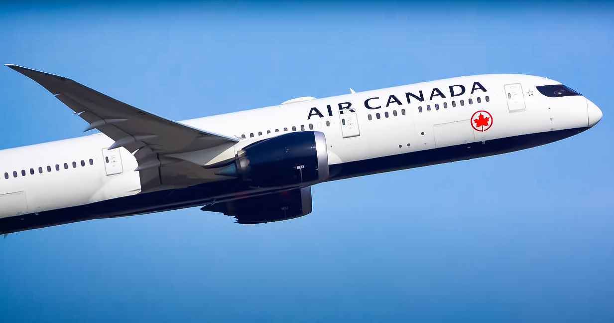 Full size: Air Canada Boeing 787-9 C-FVND at Montego Bay Sangster International Airport