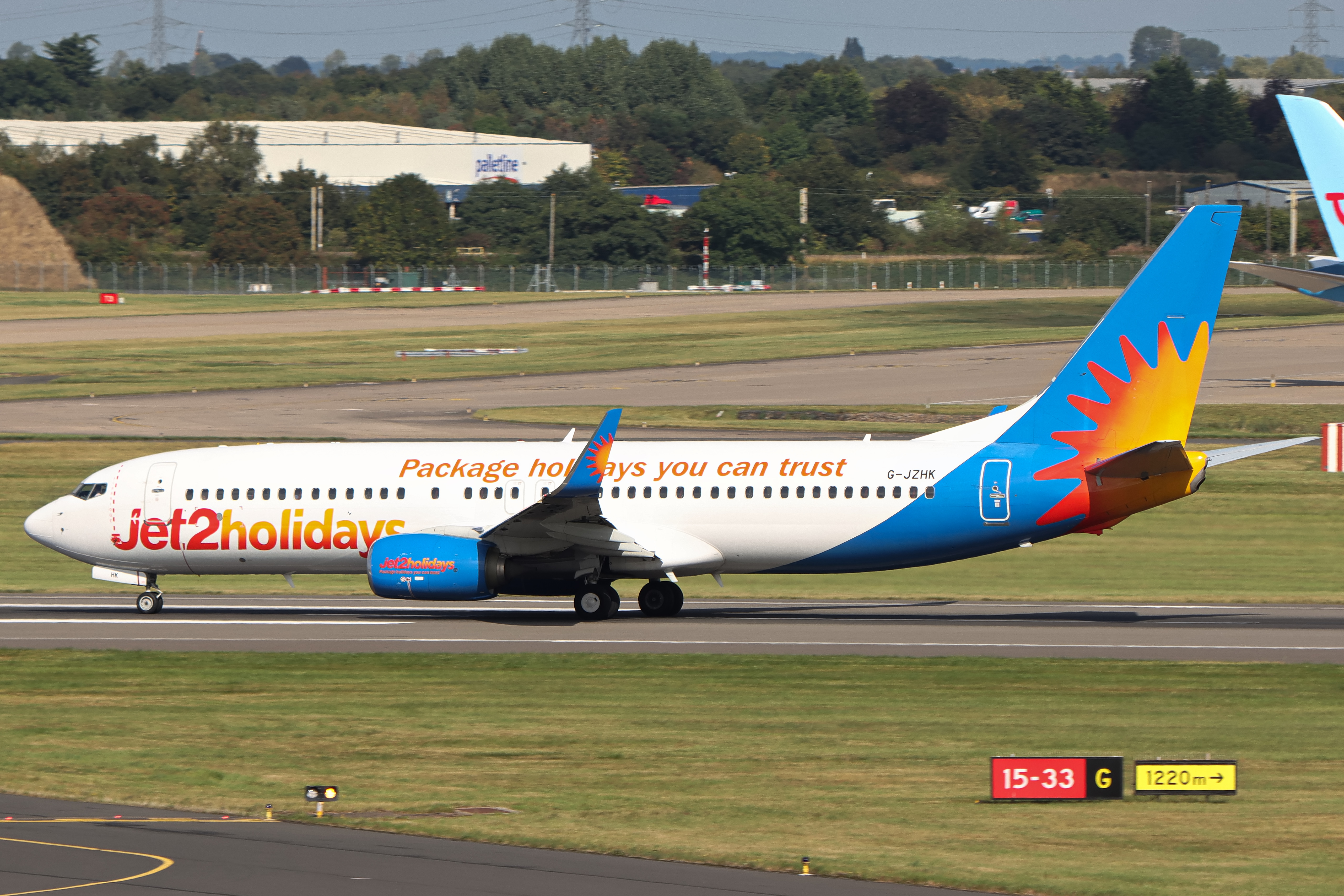 Full size: Jet2 Boeing 737-800 G-JZHK at Birmingham Airport