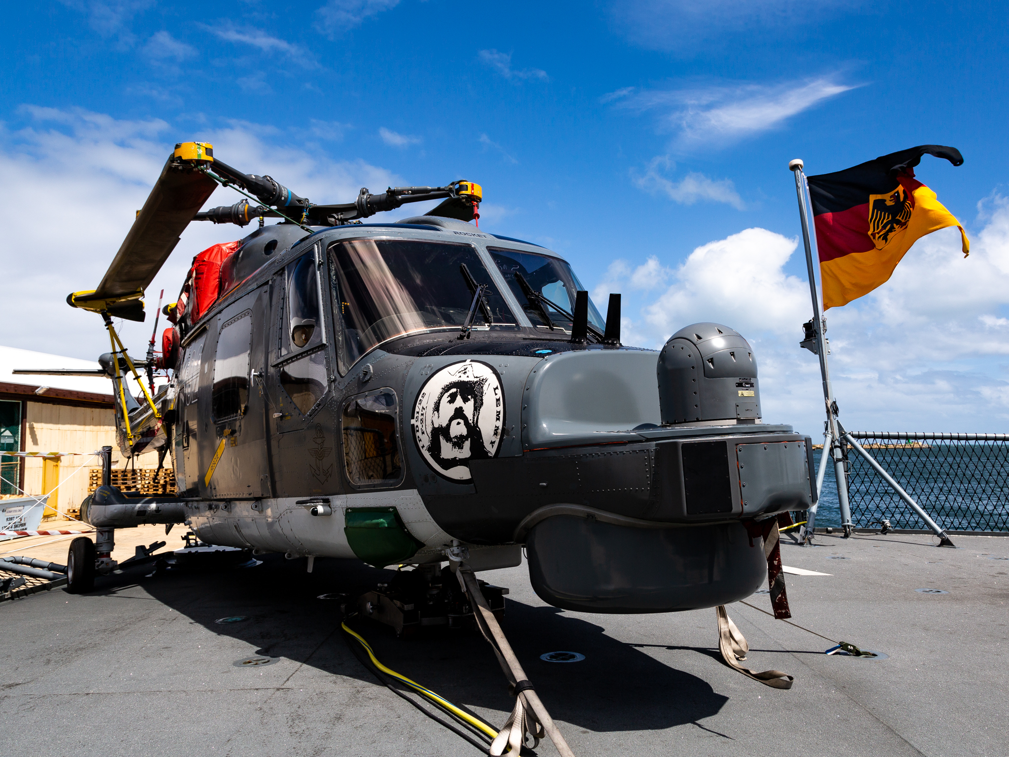 Full size: German Navy Westland Super Lynx Mk.88A 83-02 at Not Applicable