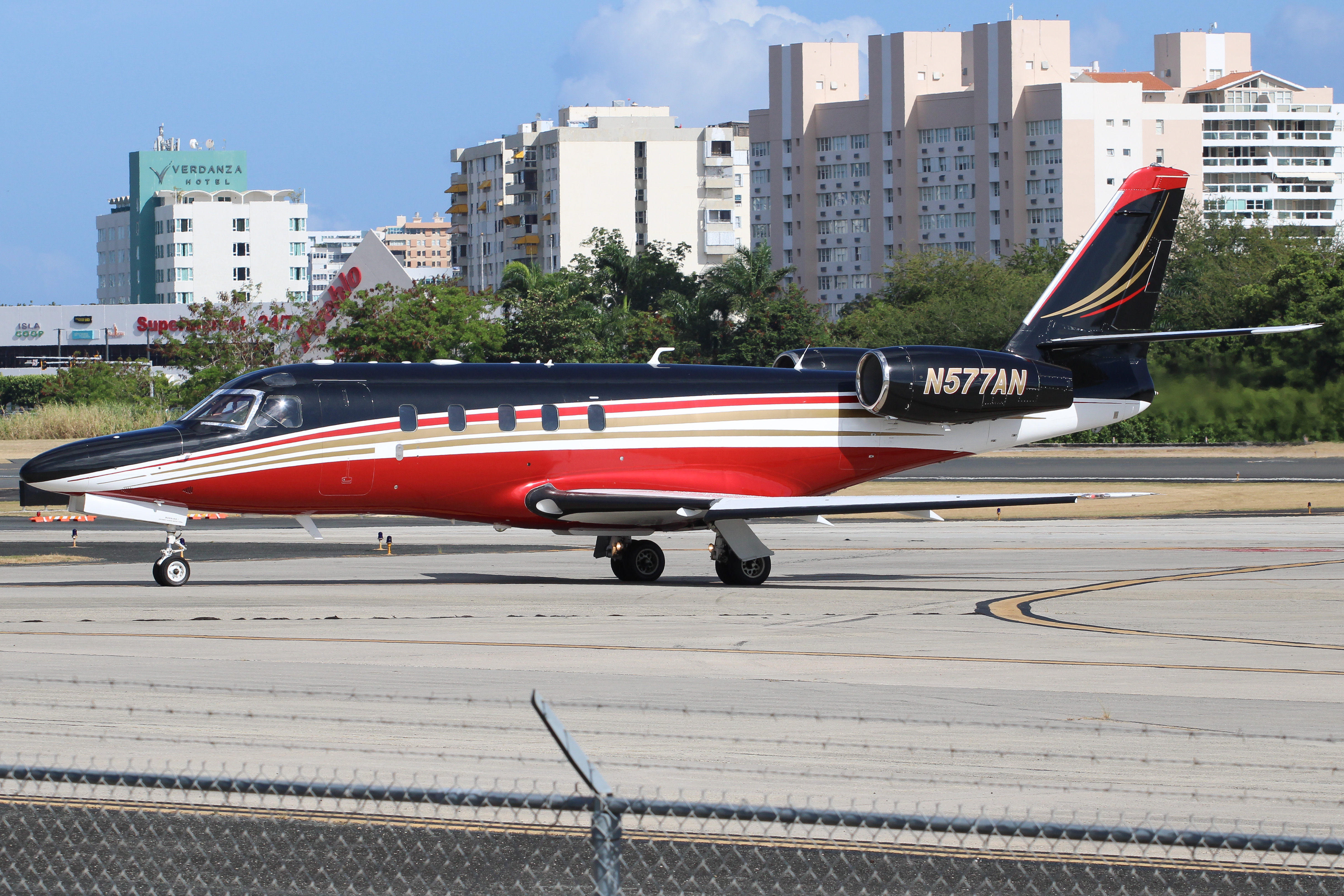 Full size: PRIVATE 1125 Astra SP N577AN at San Juan Luis Munoz Marin International Airport