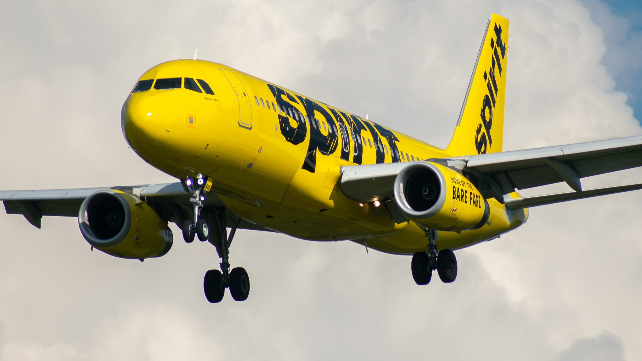 Full size: Spirit Airlines Airbus A320 N645NK at Baltimore/Washington International Thurgood Marshall Airport