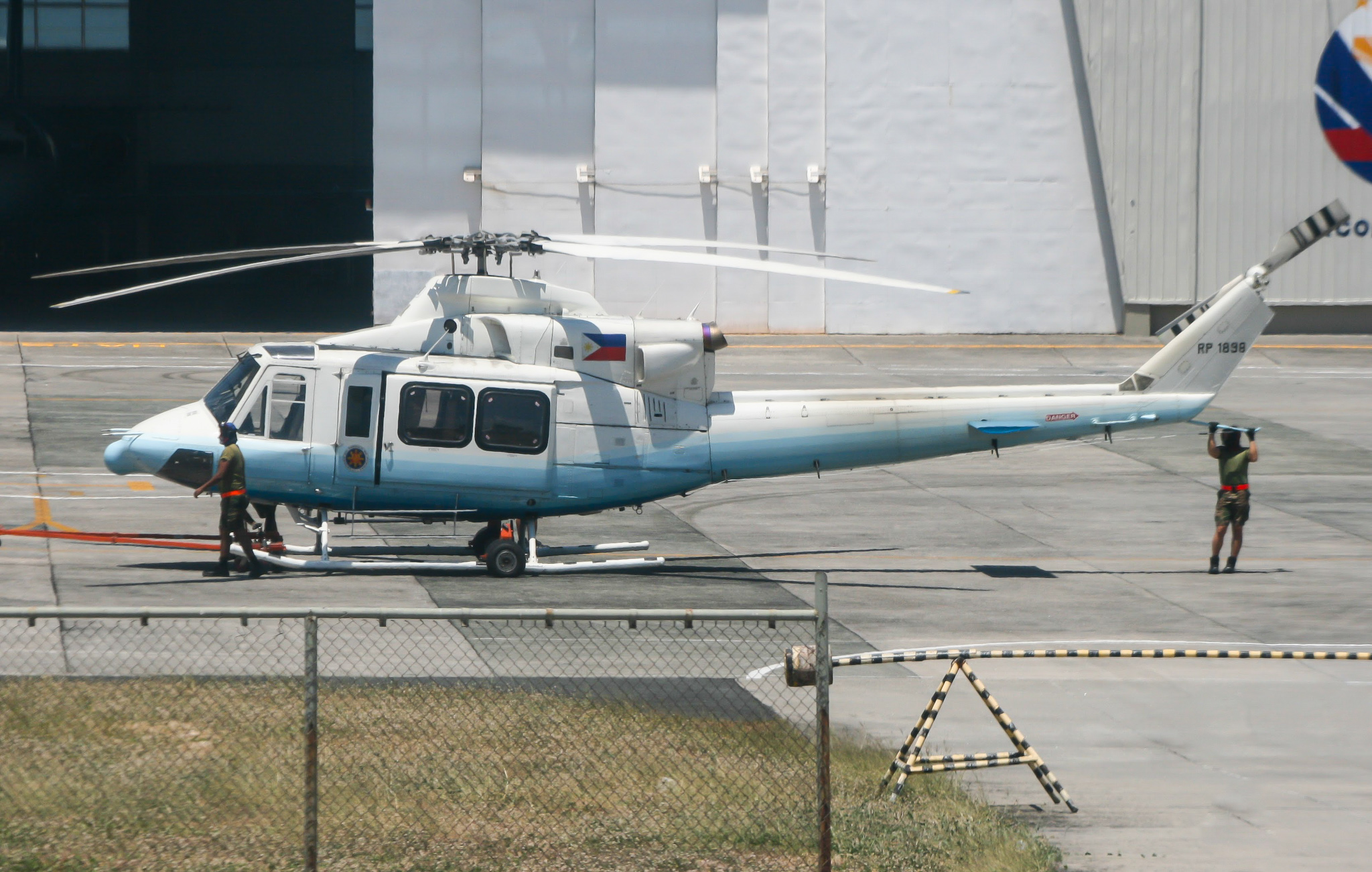 Full size: Philippine Air Force Bell 412EP RP-1898 at Manila Ninoy Aquino International Airport