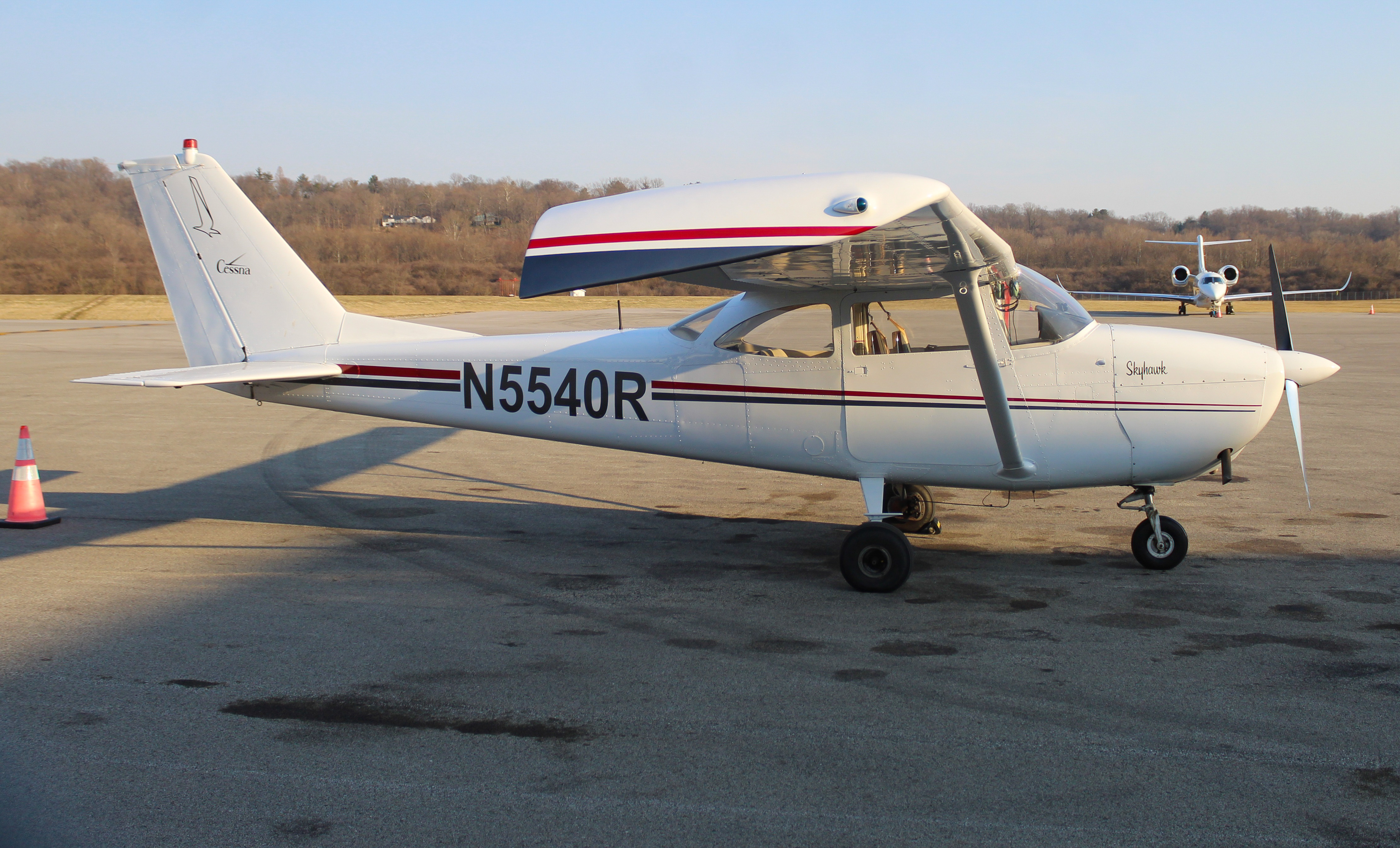 Full size: Queen City Flying Service Cessna 172 N5540R at Cincinnati Municipal Airport/Lunken Field