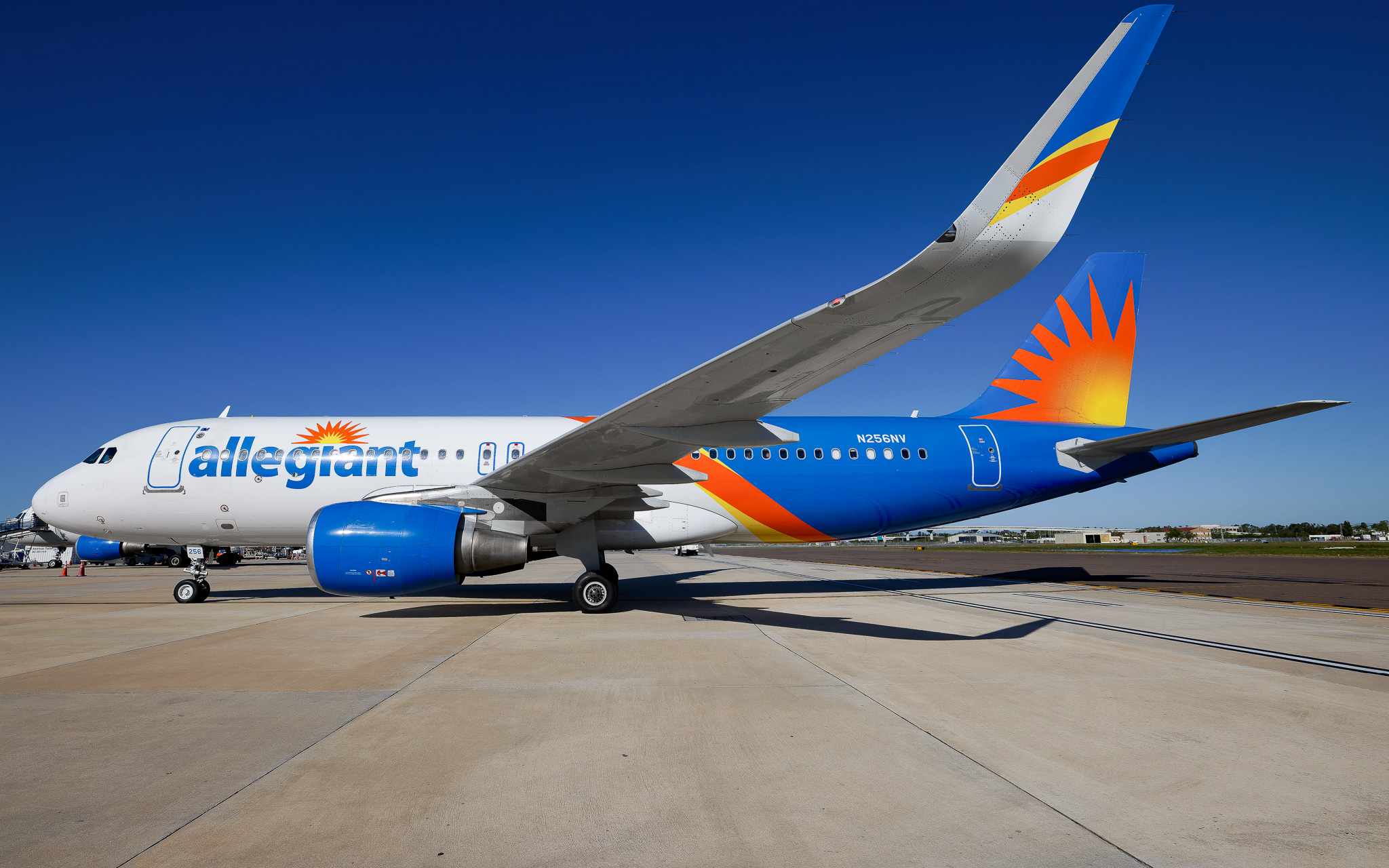 Full size: Allegiant Air Airbus A320 N256NV at St. Petersburg Clearwater International Airport