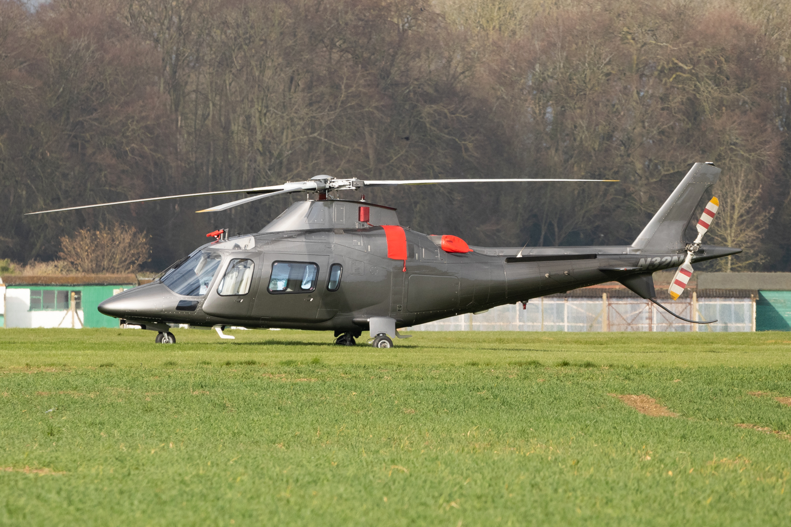 Full size: PRIVATE  Agusta A109E Power N32NG at White Waltham Airport