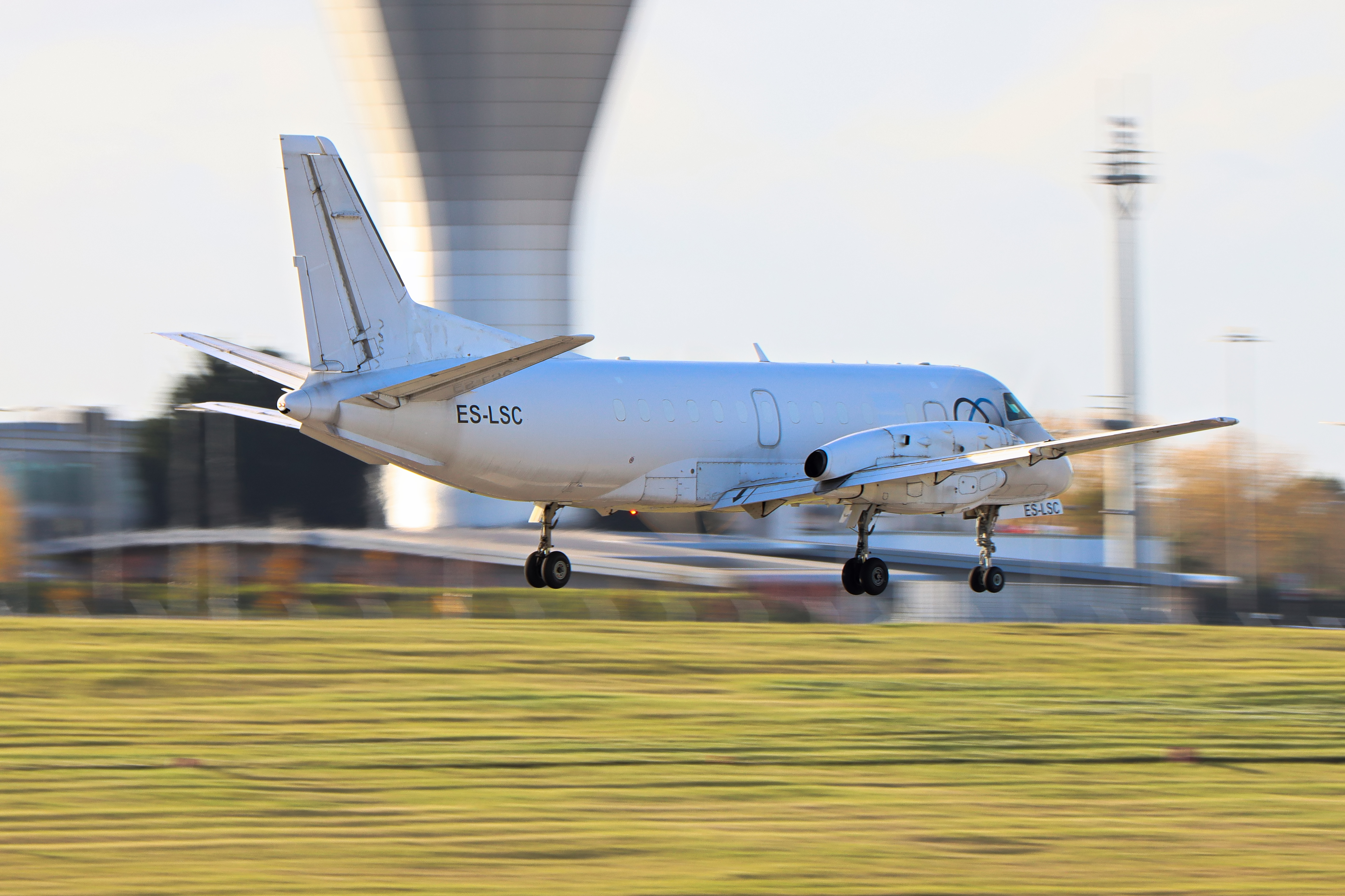 Full size: AIREST Saab 340AF ES-LSC at Birmingham Airport
