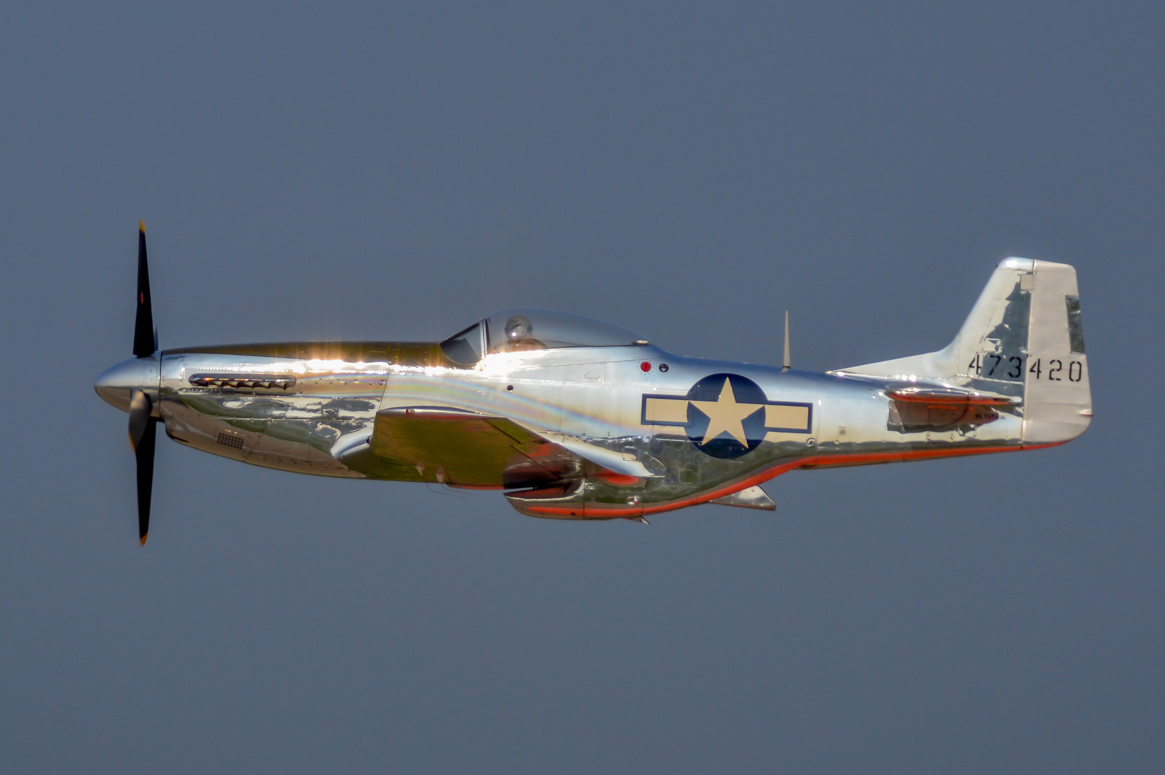 Full size: PRIVATE North American P-51 Mustang NL151AM at Wittman Regional Airport