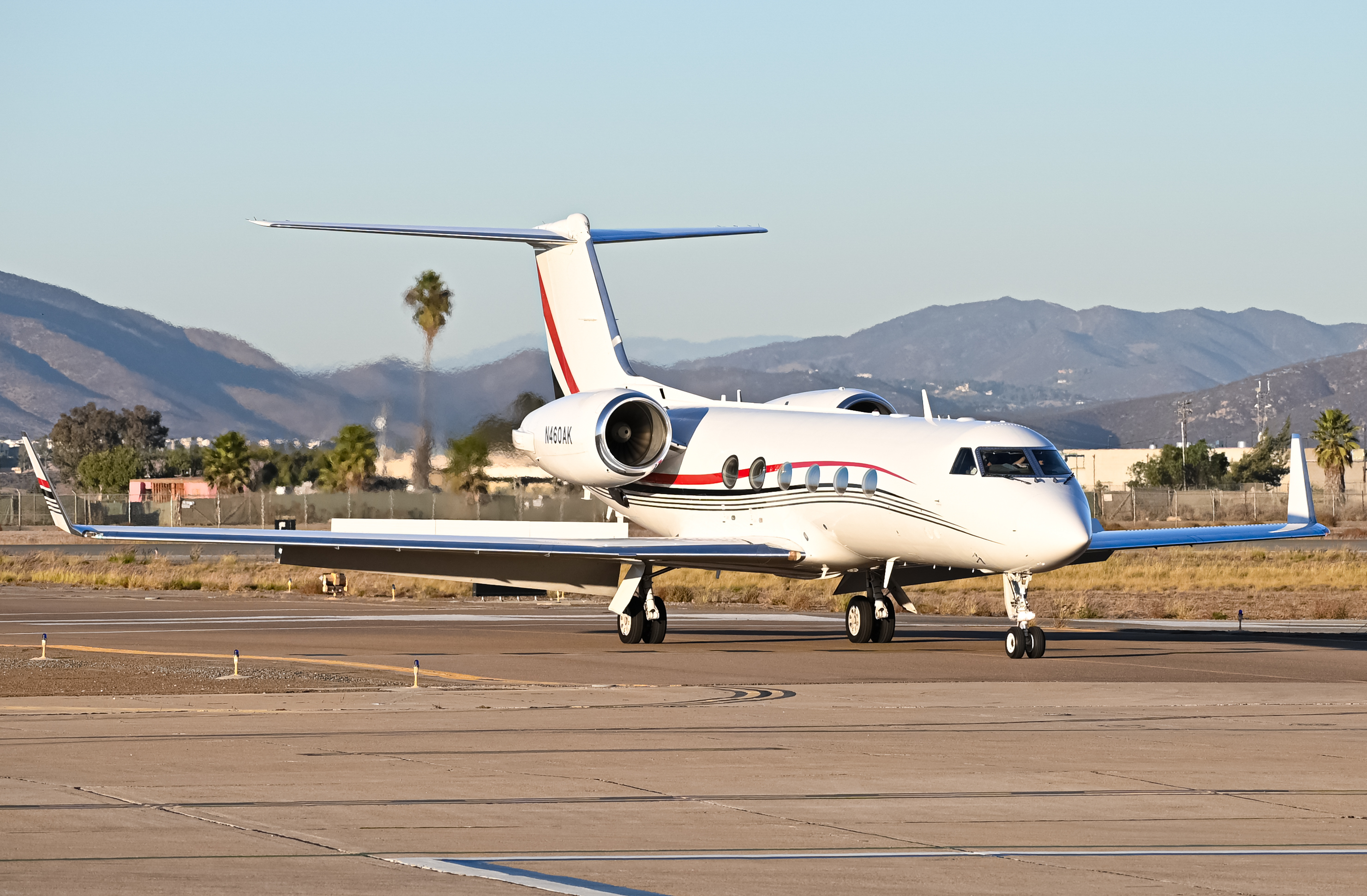 Full size: PRIVATE Gulfstream IV N460AK at Brown Field Municipal Airport