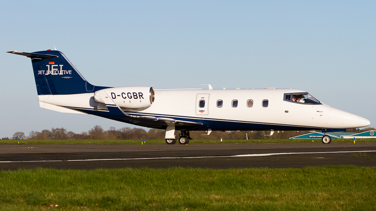 Full size: Jet Exectutive LJ55 D-CGBR at London Biggin Hill Airport