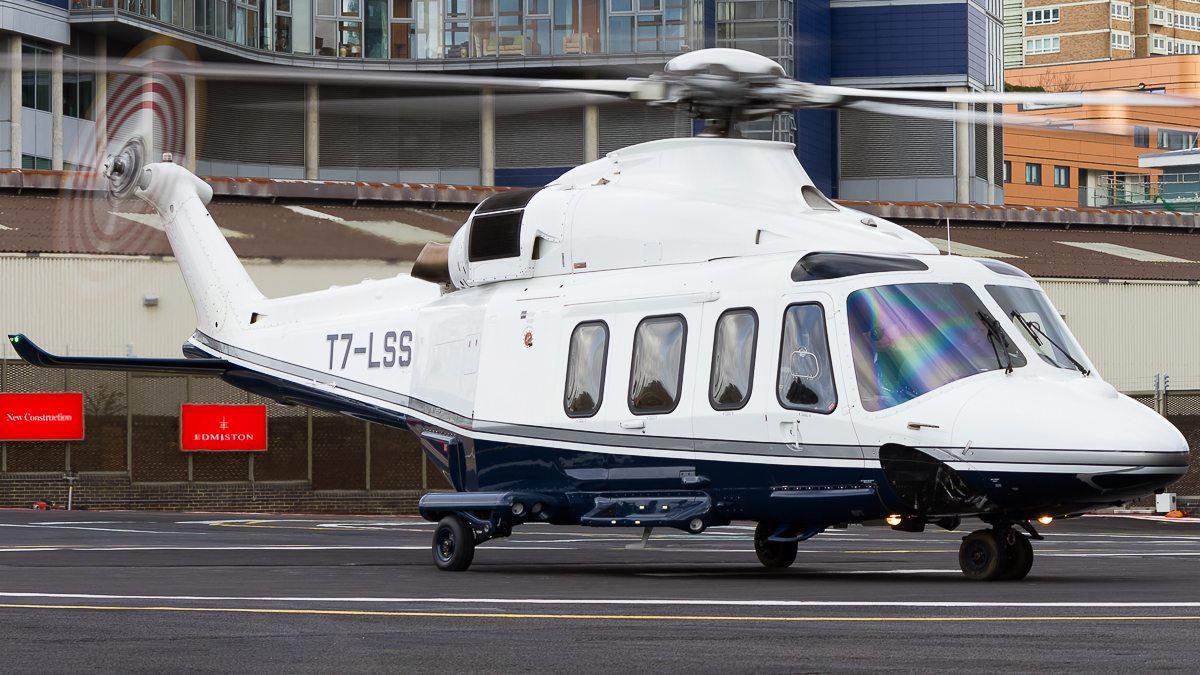 Full size: PRIVATE AW139 T7-LSS at 