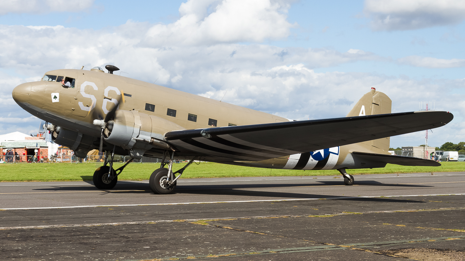Full size: Aces High C-47 N147DC at London Biggin Hill Airport