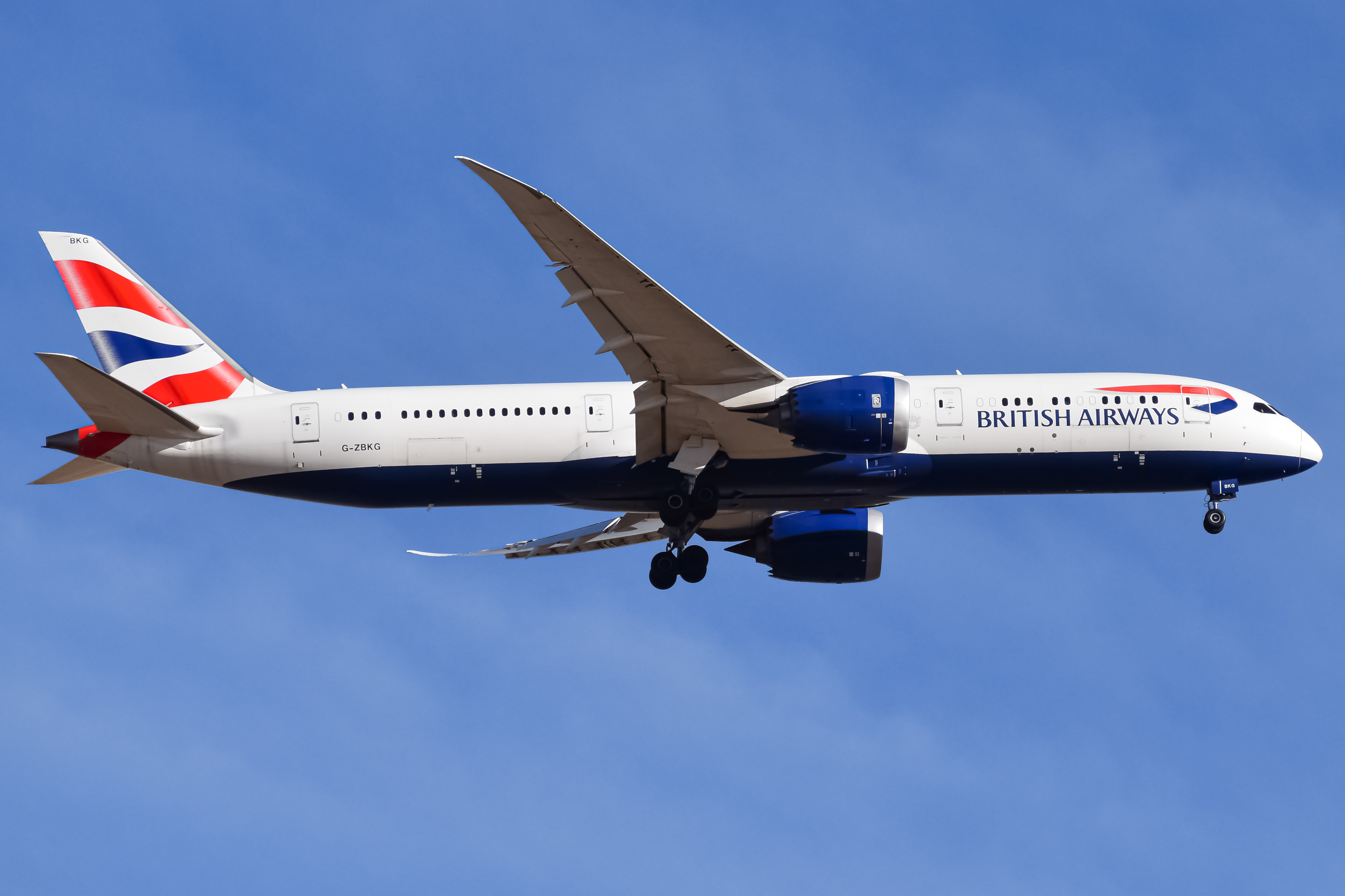 Full size: British Airways Boeing 787-9 G-ZBKG at Denver International Airport