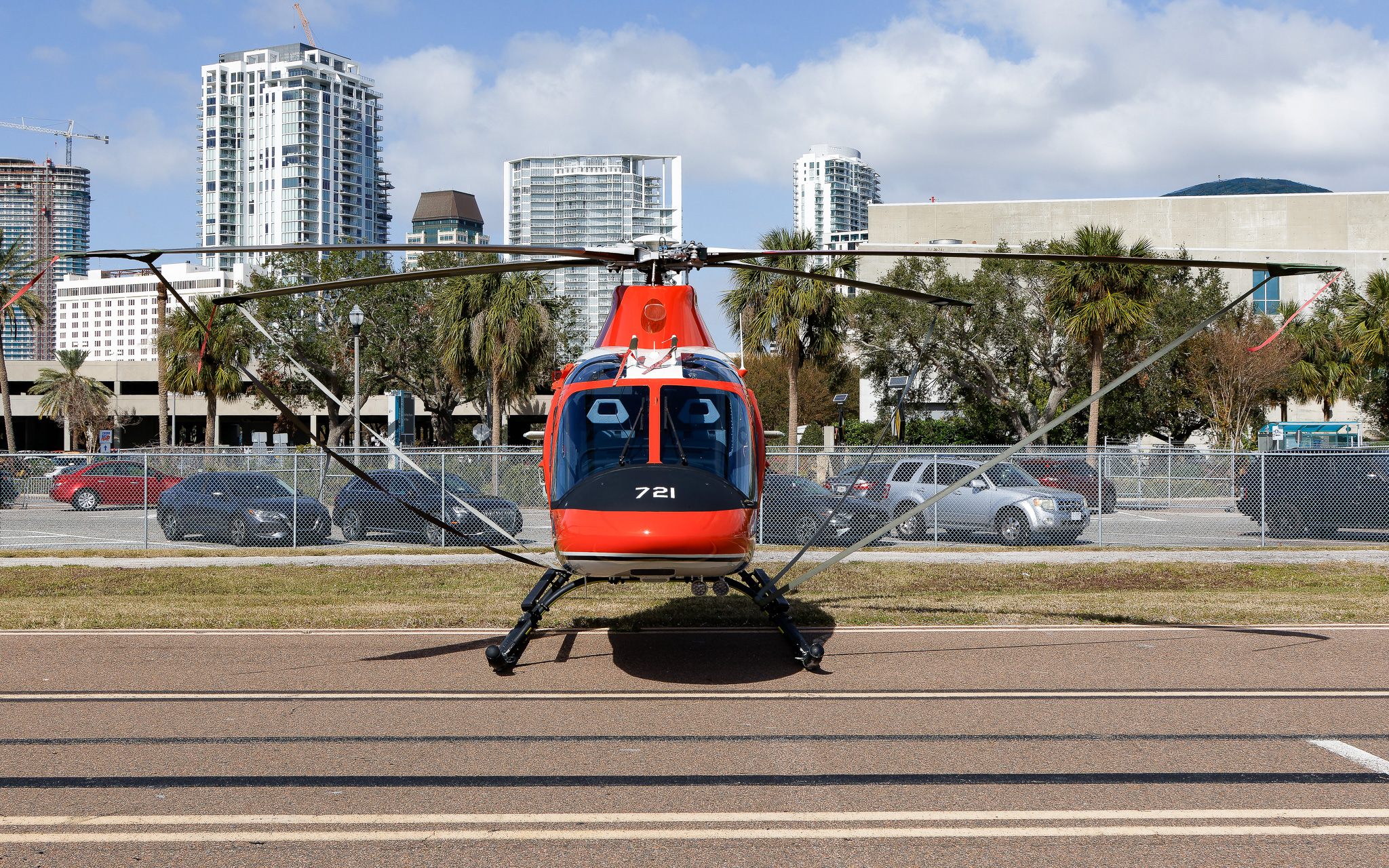 Full size: USN - United States Navy Agusta-Westland TH-73A 170246 at St. Petersburg Albert Whitted Airport
