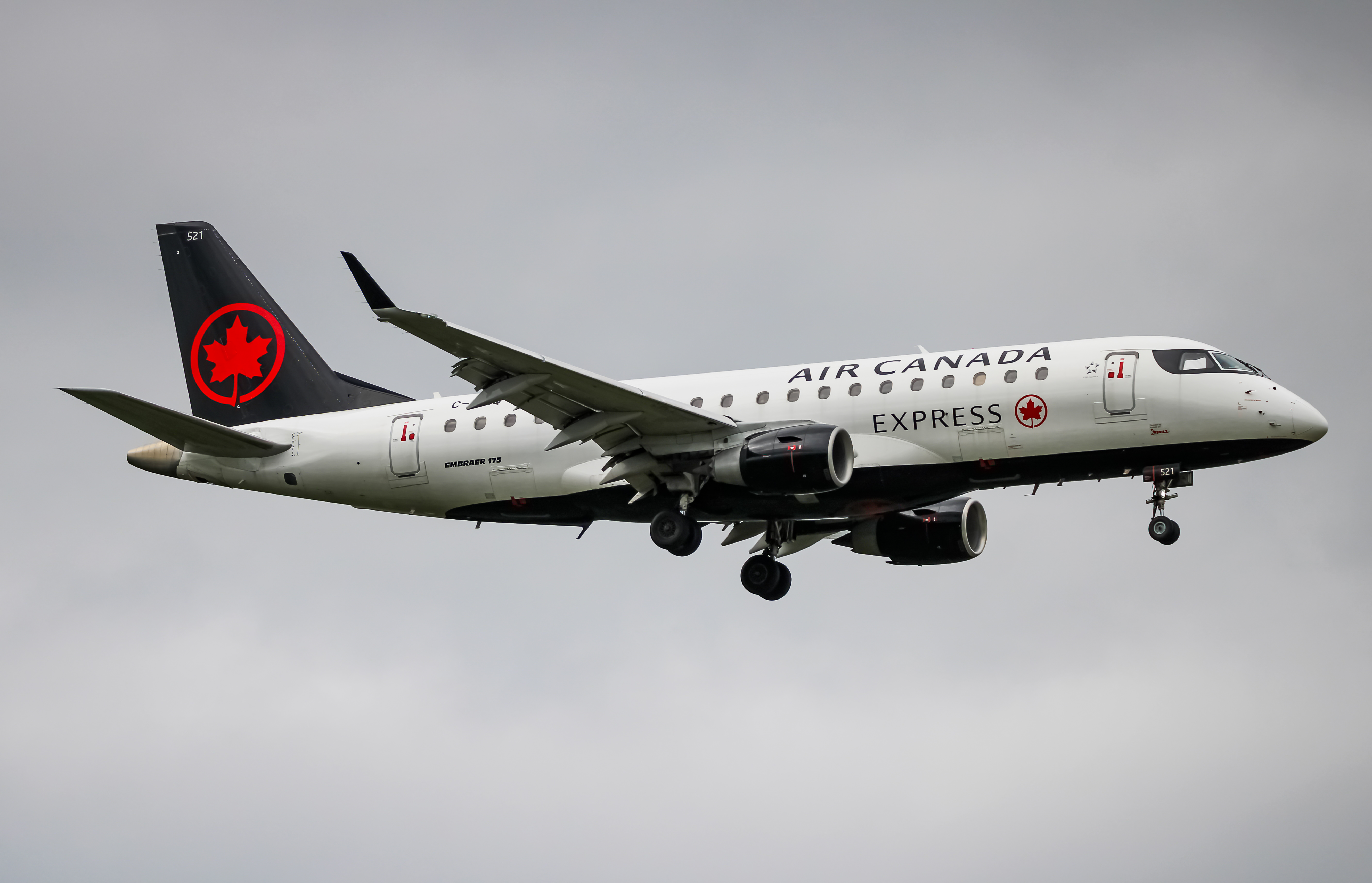 Full size: Air Canada Express Embraer E170 C-FEIQ at Baltimore/Washington International Thurgood Marshall Airport
