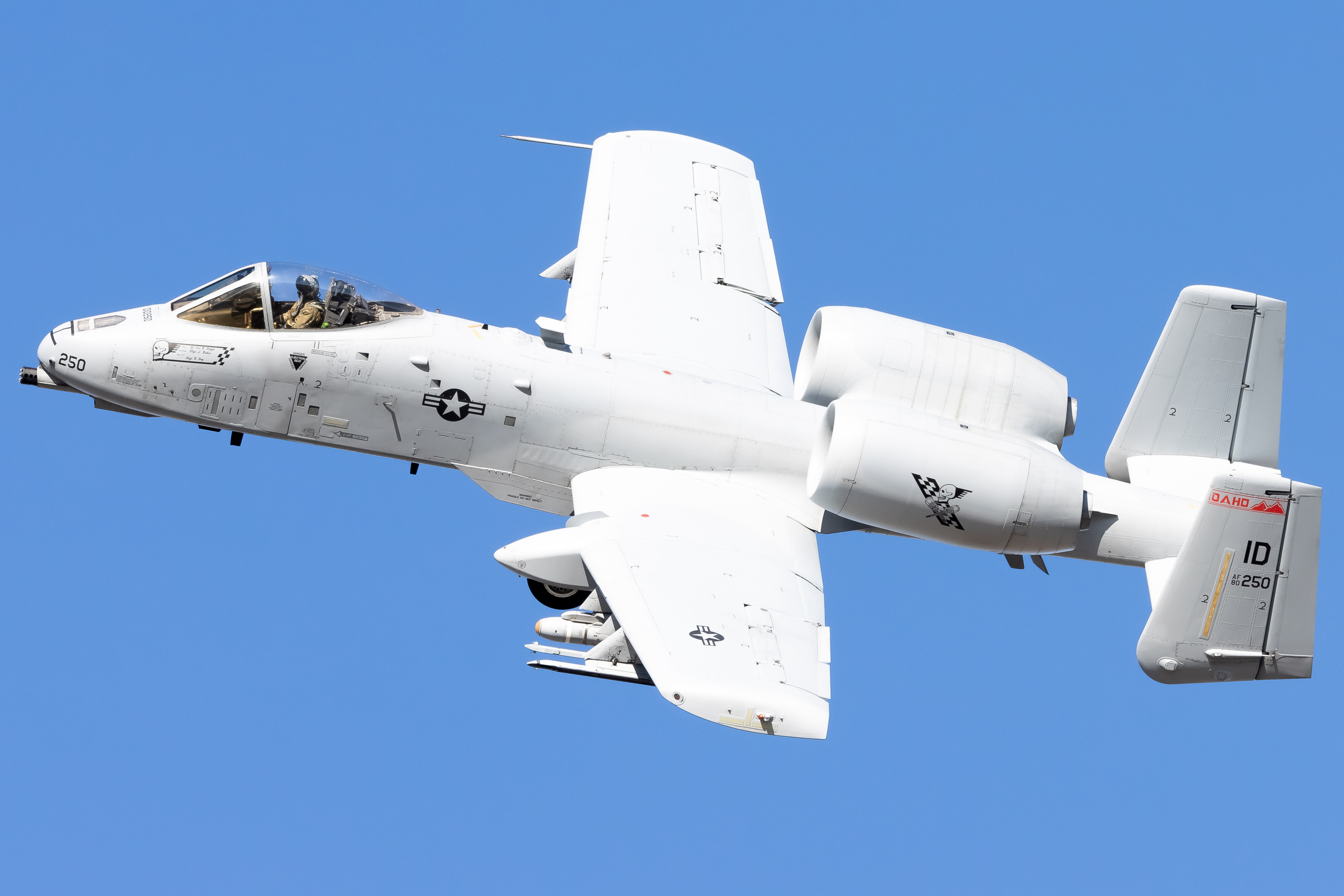 Full size: Air National Guard Fairchild A-10 Thunderbolt  80-0250 at Boise Air Terminal/Gowen Field
