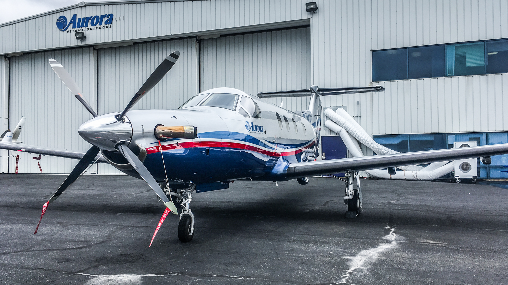 Full size: PRIVATE Pilatus PC-12 N21AU at Manassas Regional Airport/Harry P. Davis Field
