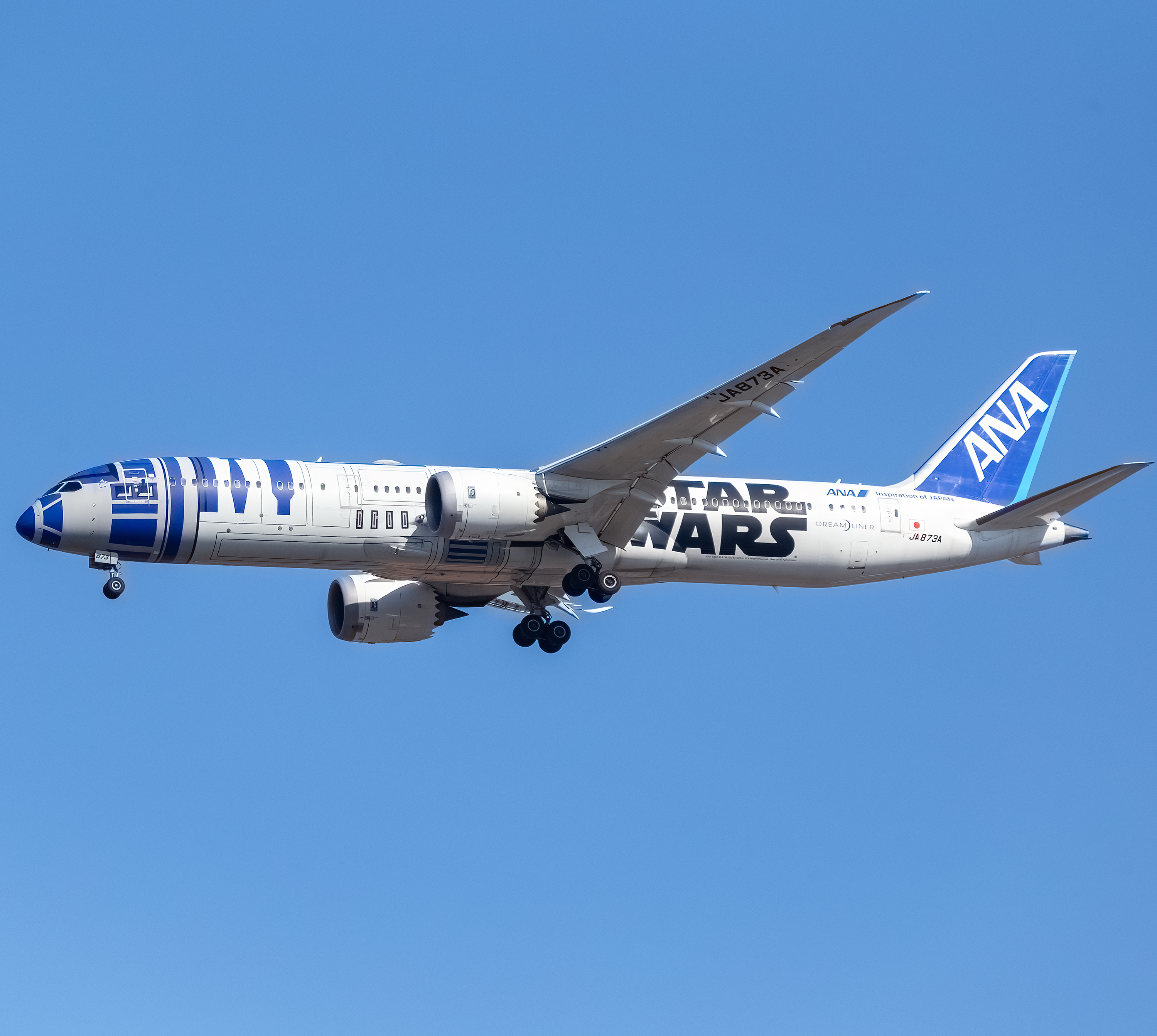 Full size: All Nippon Airways Boeing 787-9 JA873A at Washington Dulles International Airport