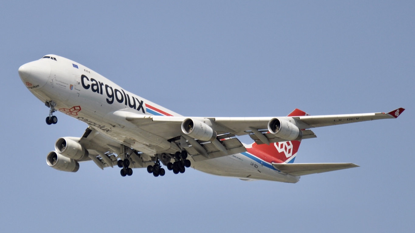 Full size: CargoLux Boeing 747-400F LX-OCV at Chicago O'Hare International Airport