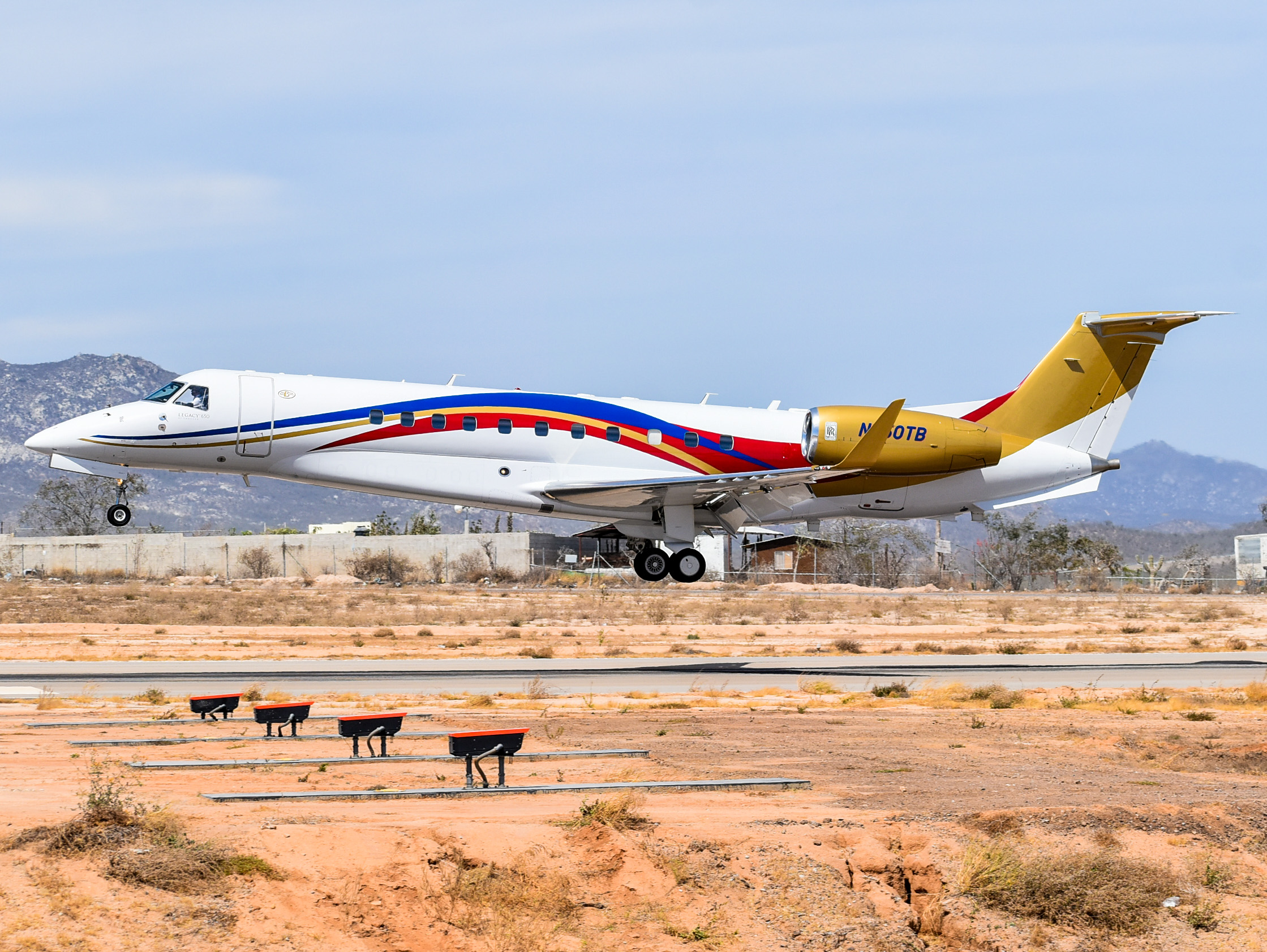 Full size: PRIVATE Embraer Legacy 600 N650TB at Aeropuerto de Cabo San Lucas Internacional