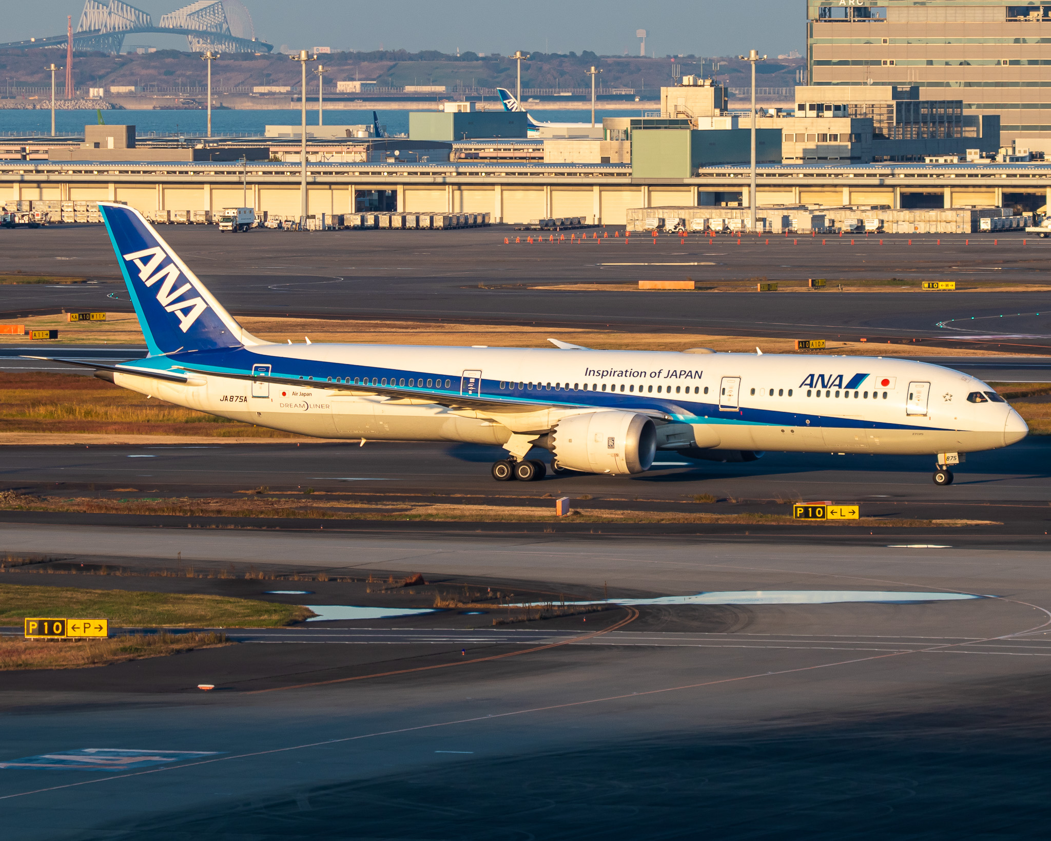 Full size: All Nippon Airways Boeing 787-9 JA875A at Tokyo-Haneda Airport