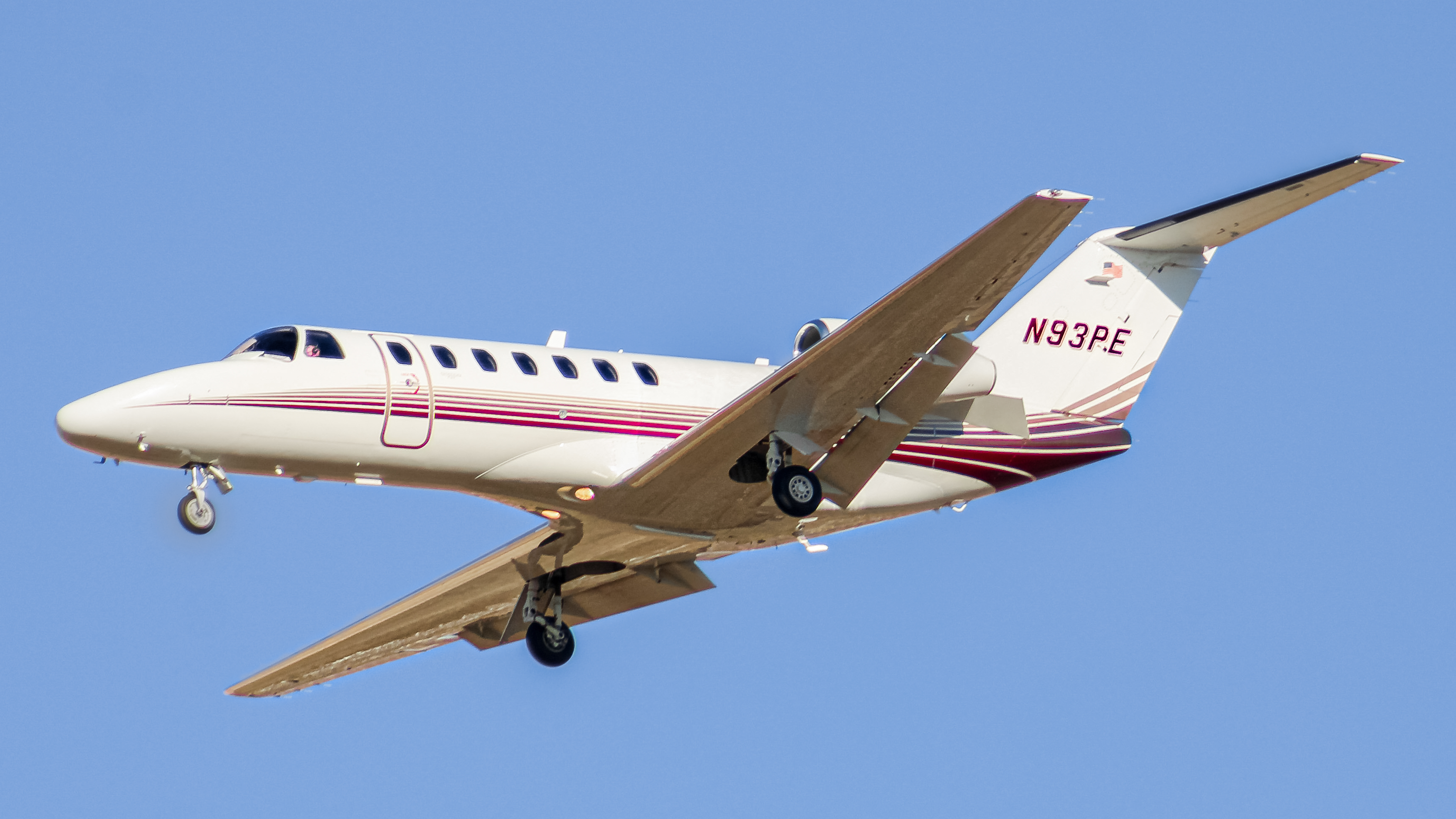 Full size: PRIVATE Cessna Citation CJ3 N93PE at Boise Air Terminal/Gowen Field
