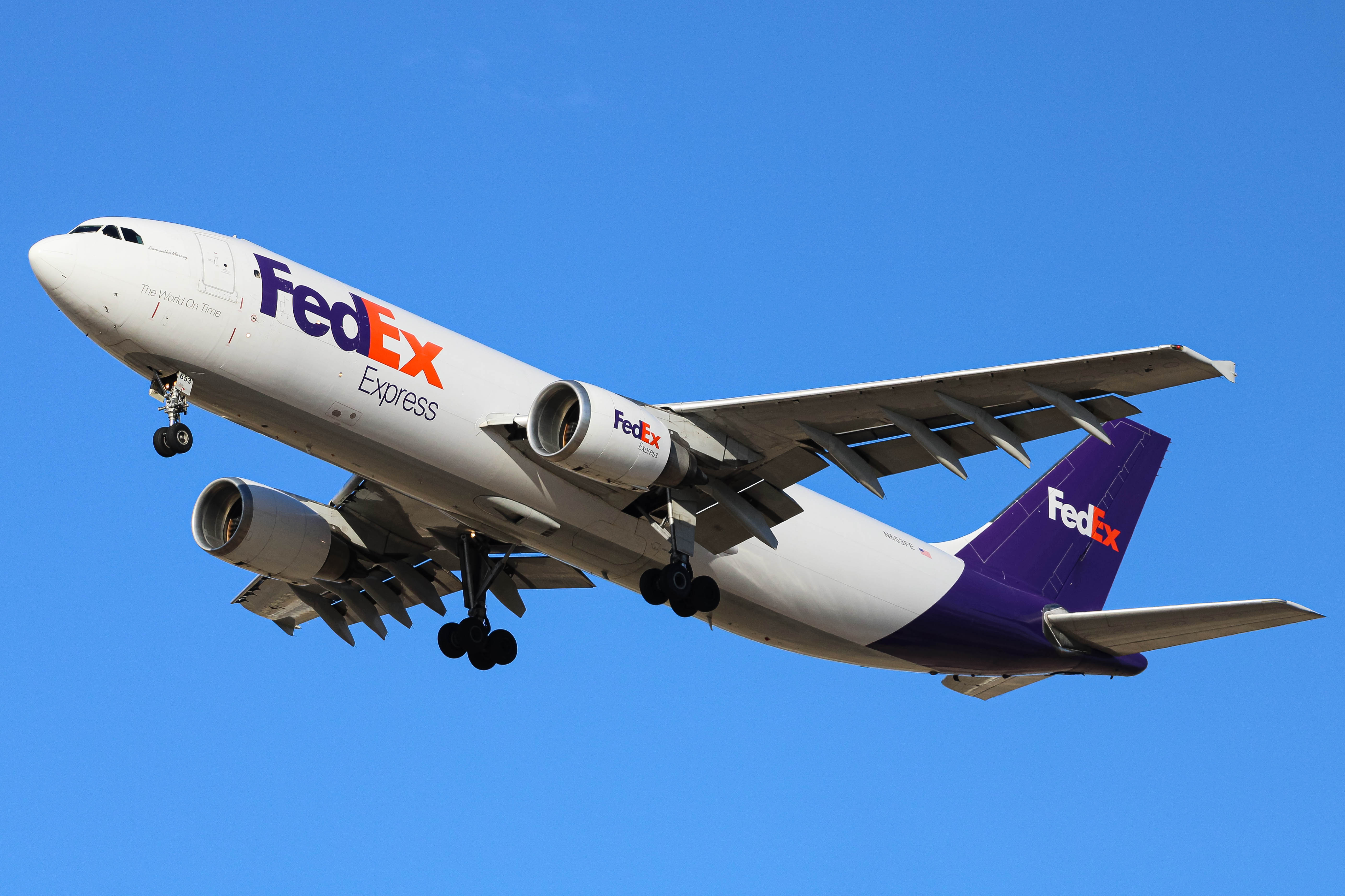 Full size: FedEx Airbus A300F-600 N653FE at Idaho Falls Regional Airport