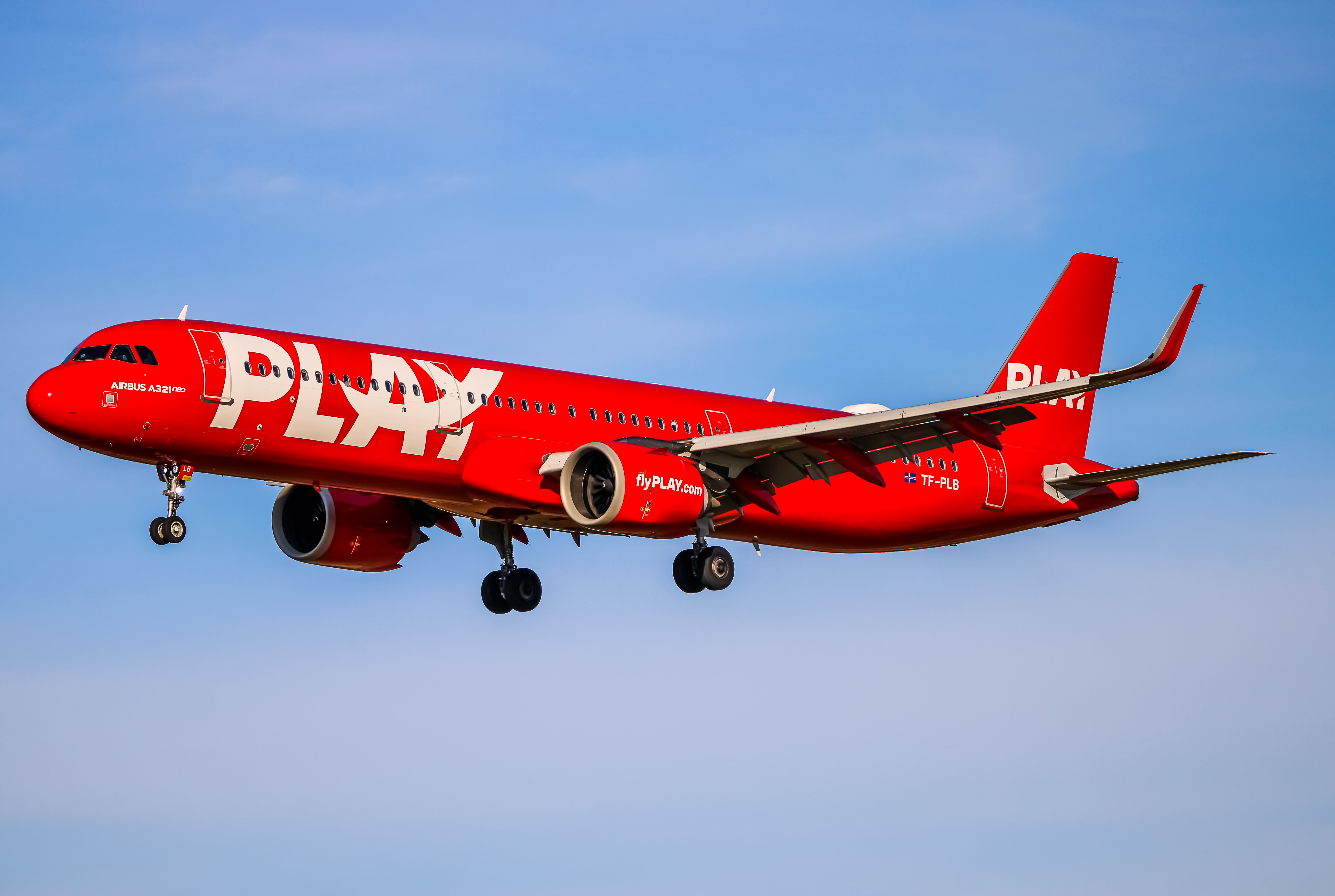 Full size: Play Airbus A321NEO TF-PLB at Baltimore/Washington International Thurgood Marshall Airport