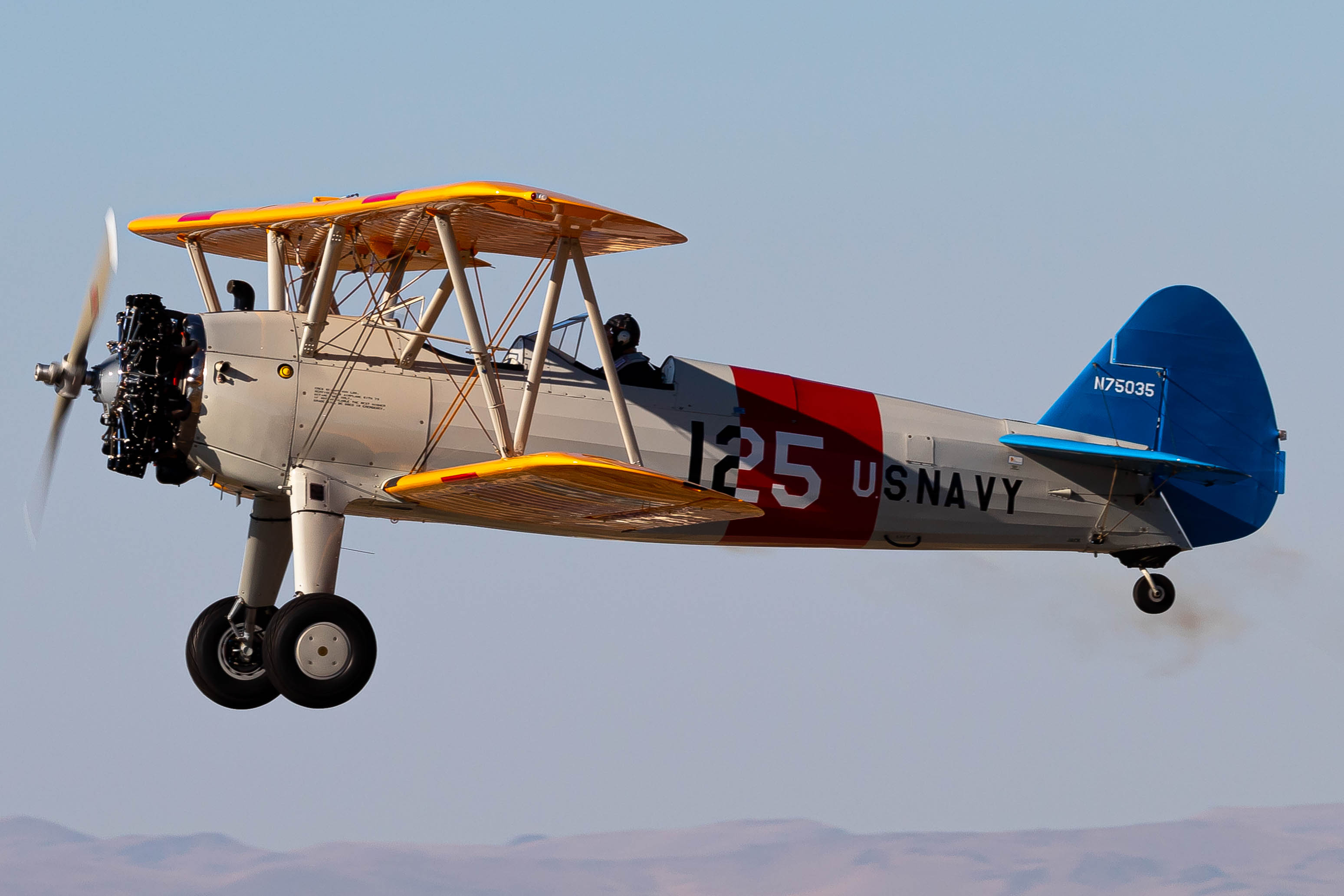Full size: PRIVATE Boeing B75N1 Stearman N75035 at Nampa Municipal Airport