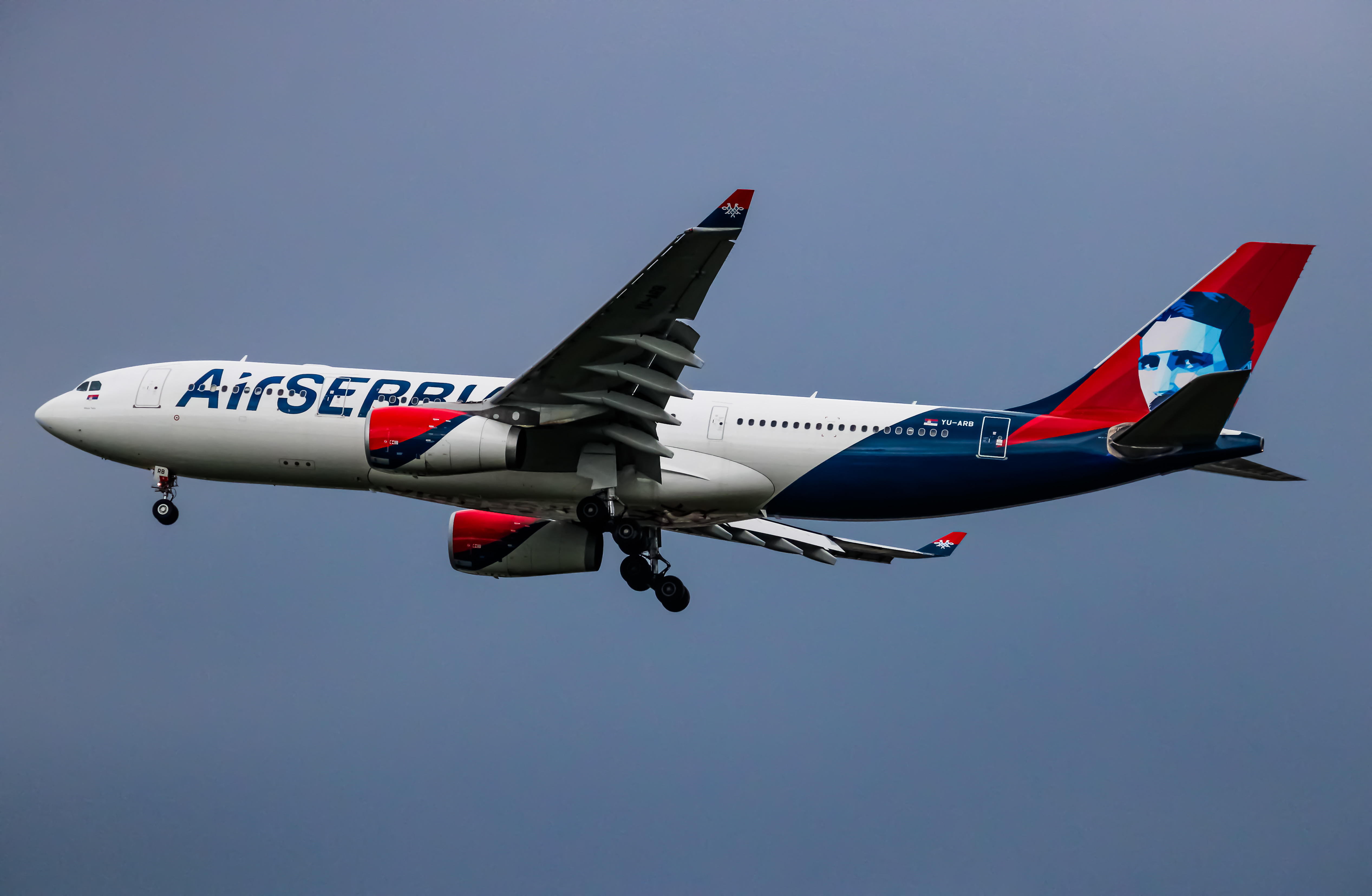 Full size: Air Serbia Airbus A330-200 YU-ARB at John F. Kennedy International Airport